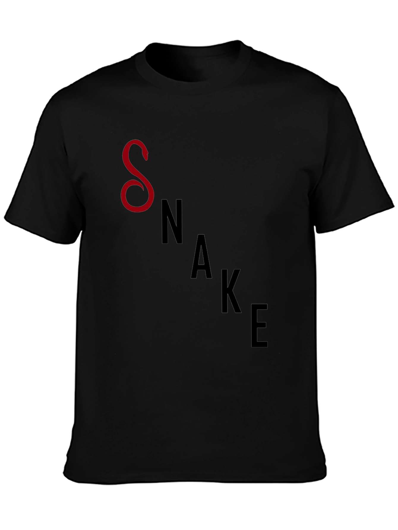 Black Snake Graphic Tee - Cool & Stylish