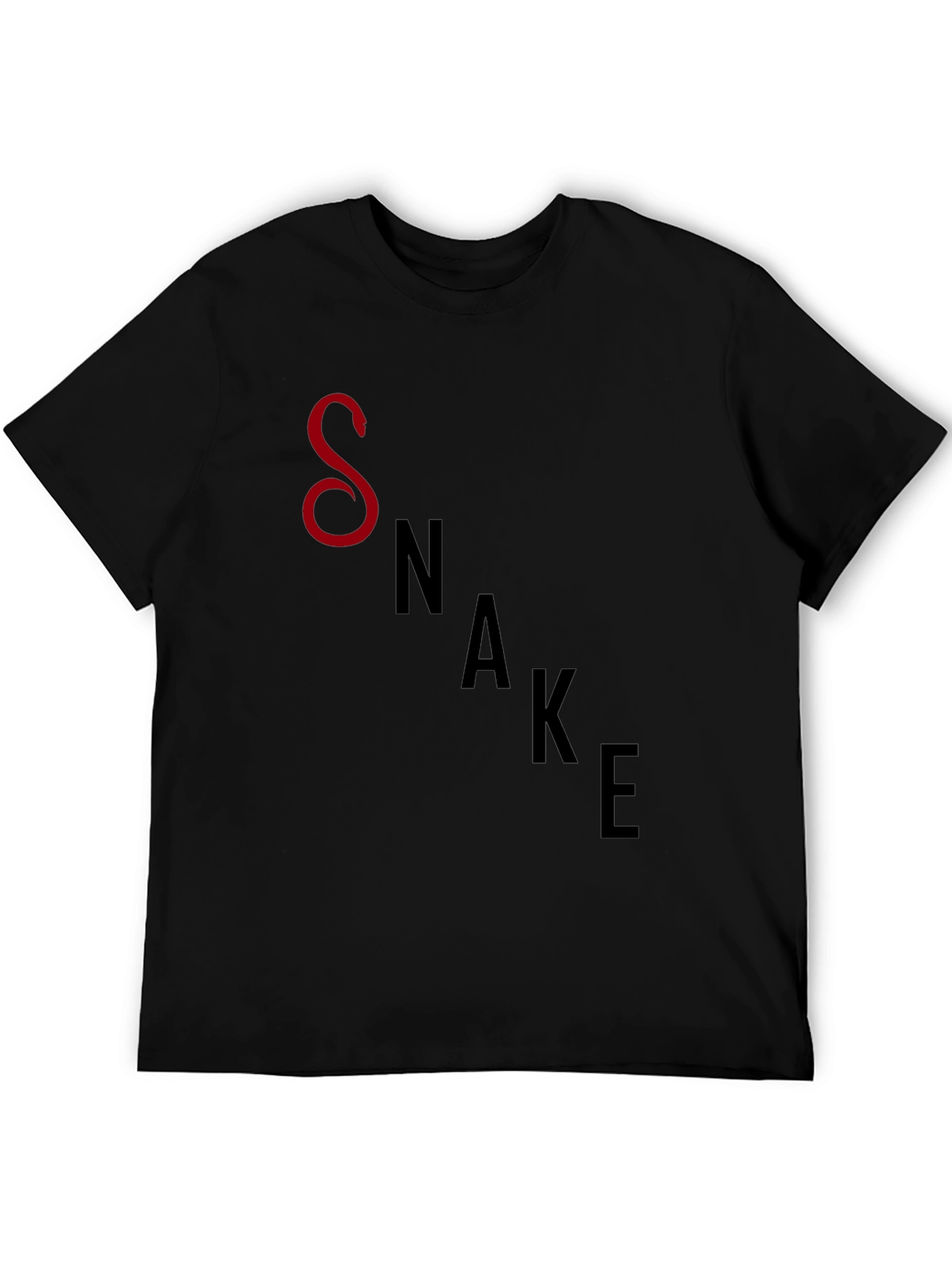 Black Snake Graphic Tee - Cool & Stylish