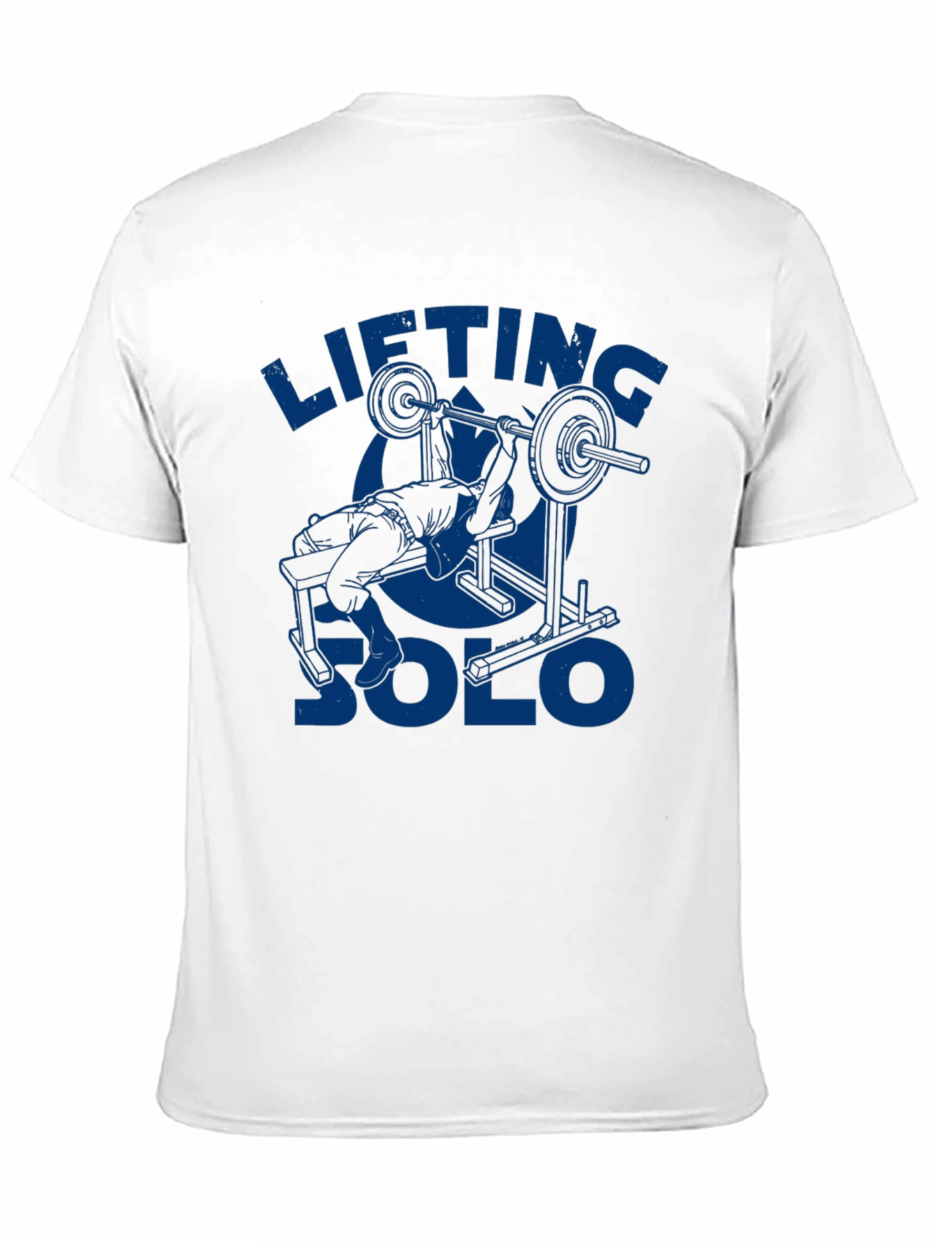Lifting Solo Black T-Shirt Gym Workout