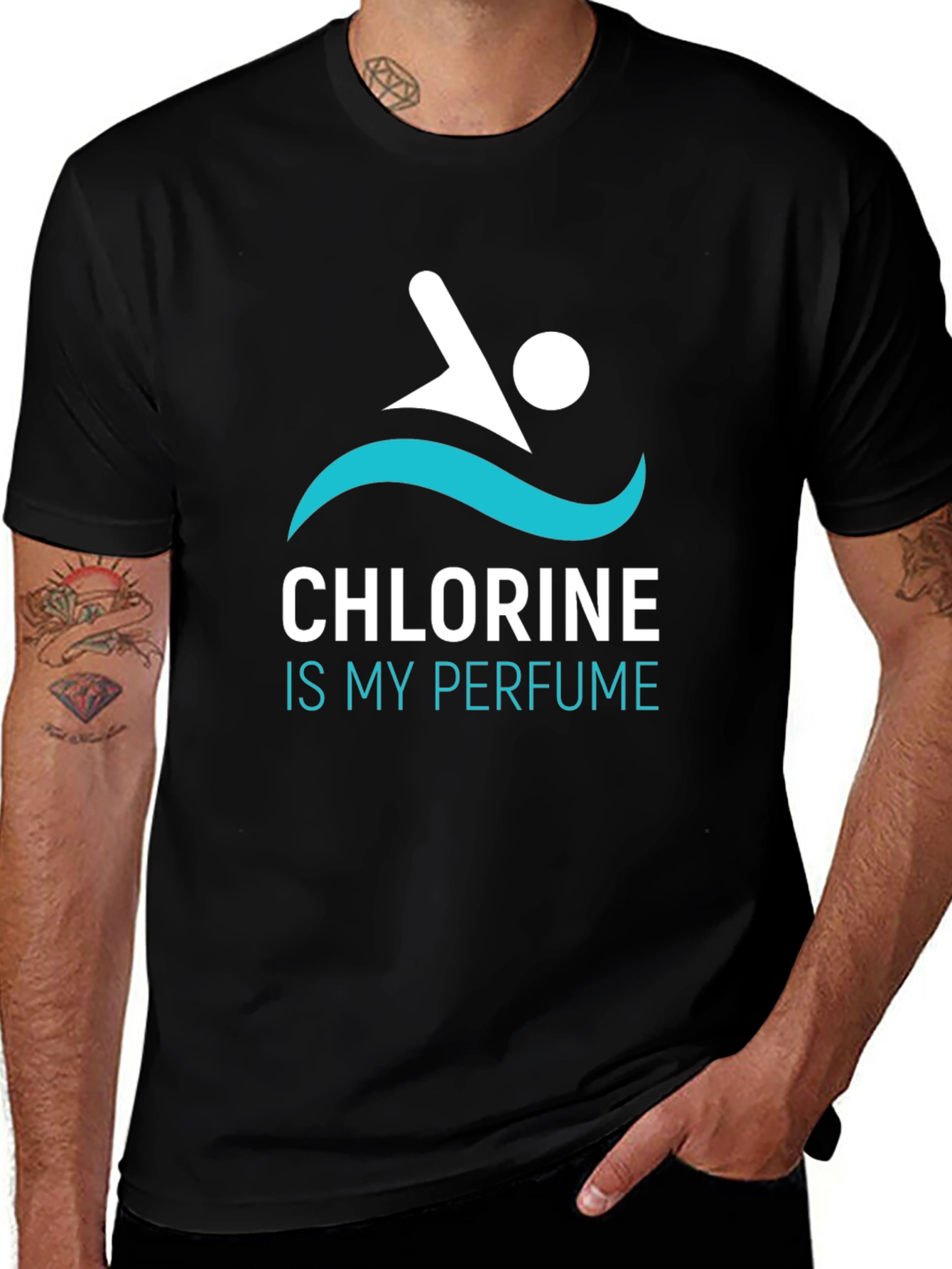 Chlorine Is My Perfume T-Shirt Swimmer Tee