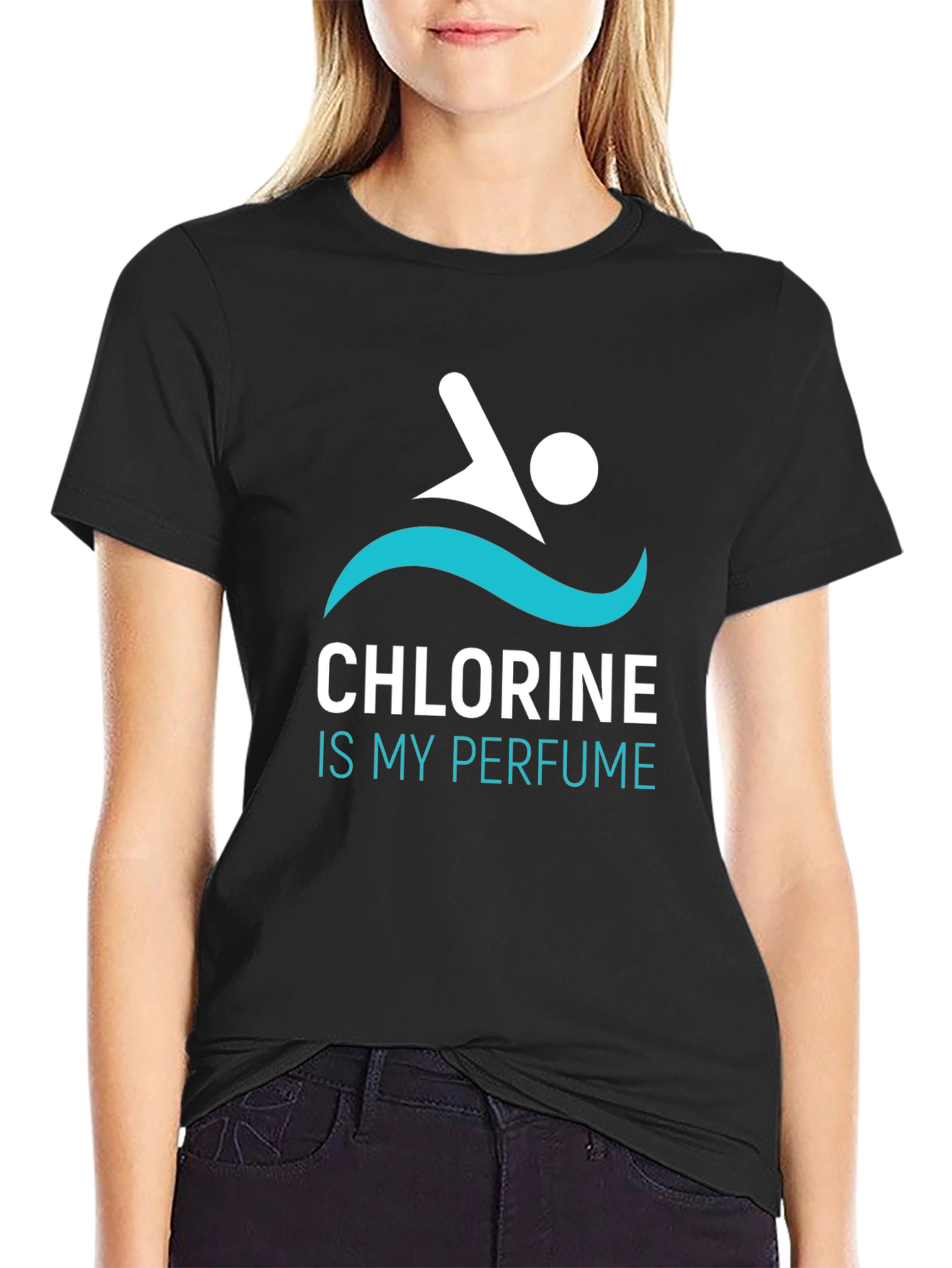 Chlorine Is My Perfume T-Shirt Swimmer Tee