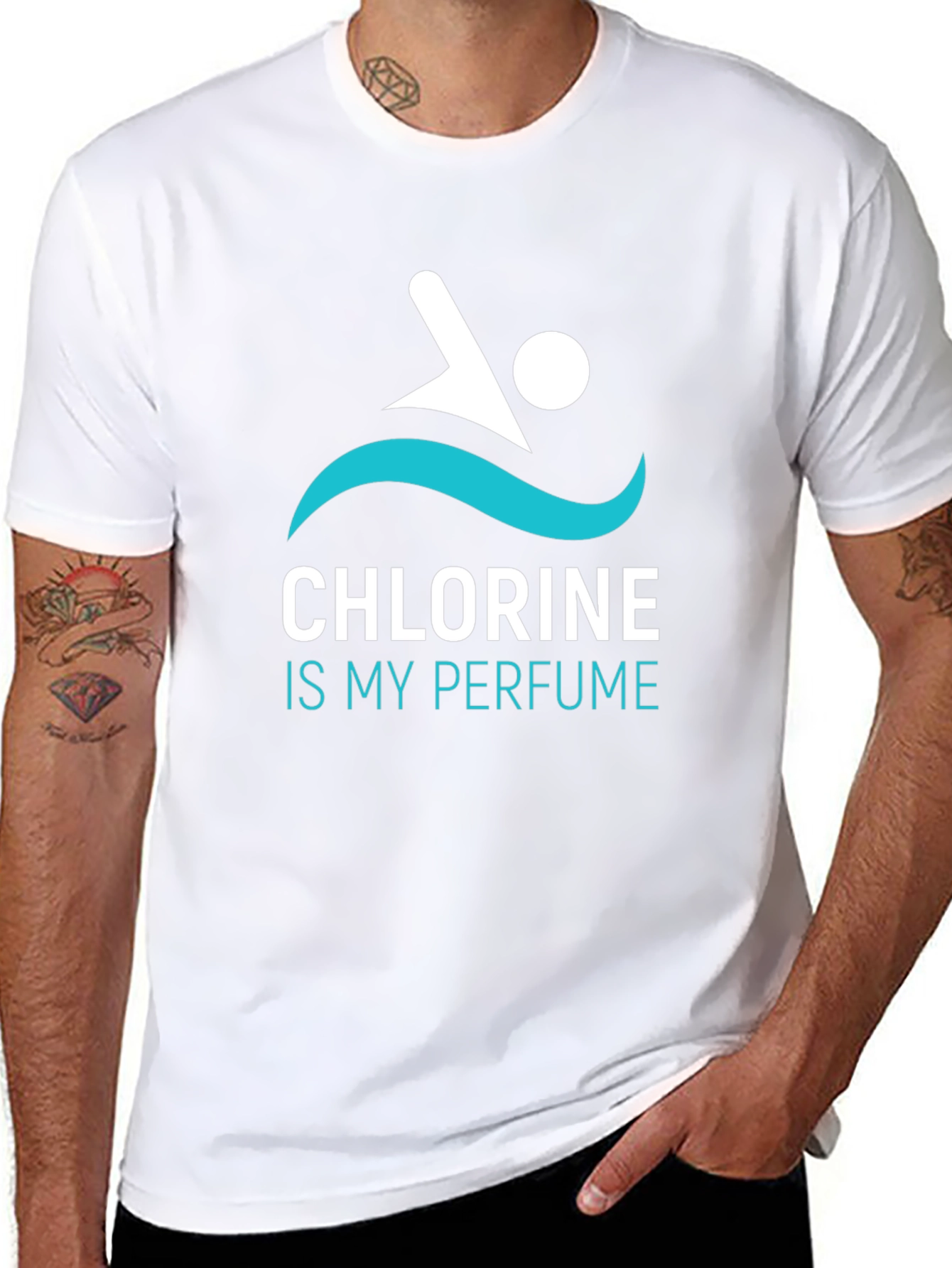Chlorine Is My Perfume T-Shirt Swimmer Tee