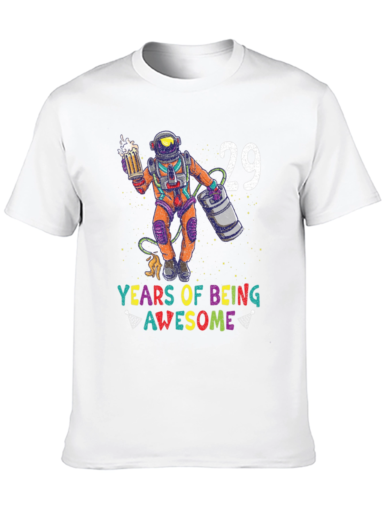 29 Years Awesome Astronaut T-Shirt