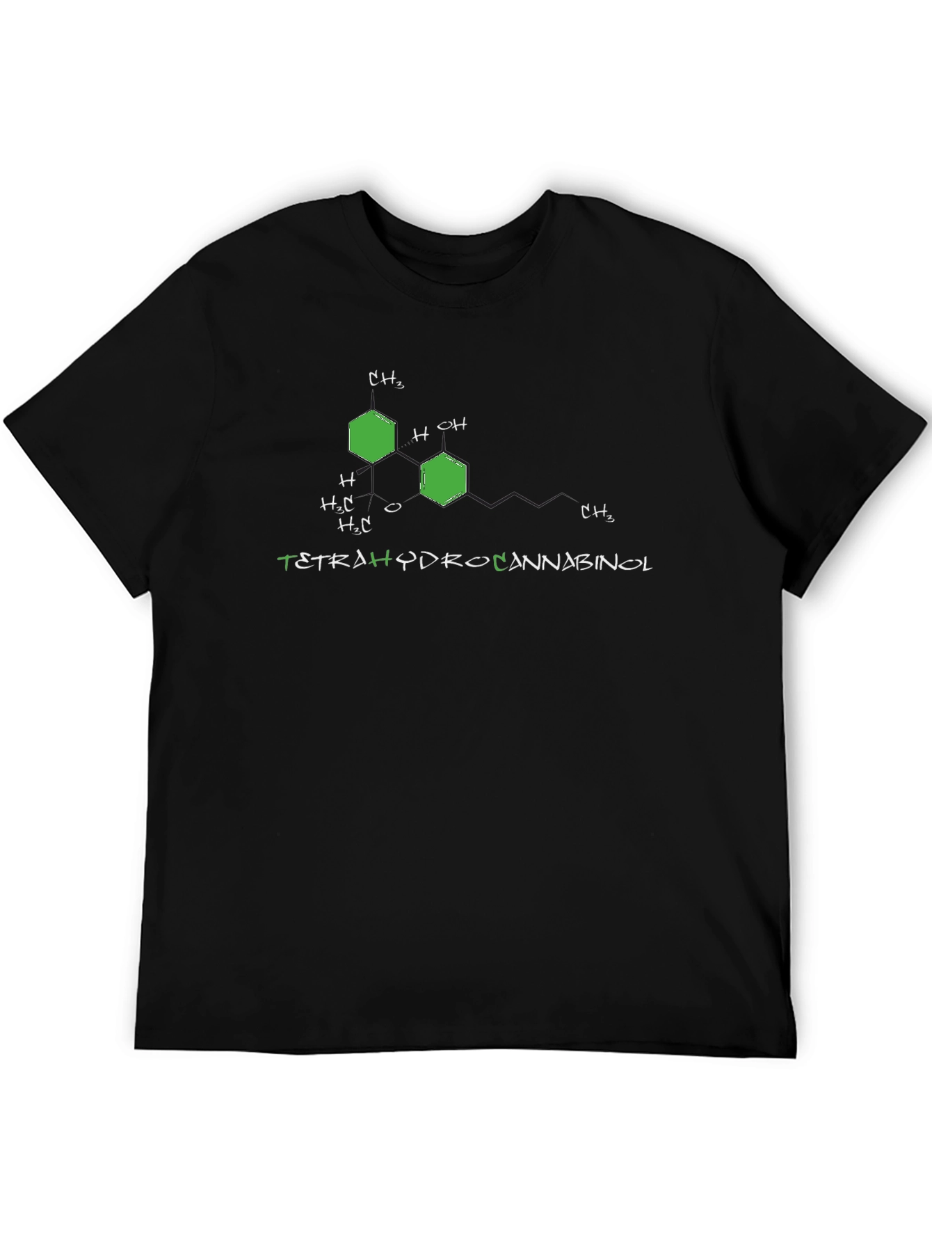 Tetrahydrocannabinol Molecule T-Shirt