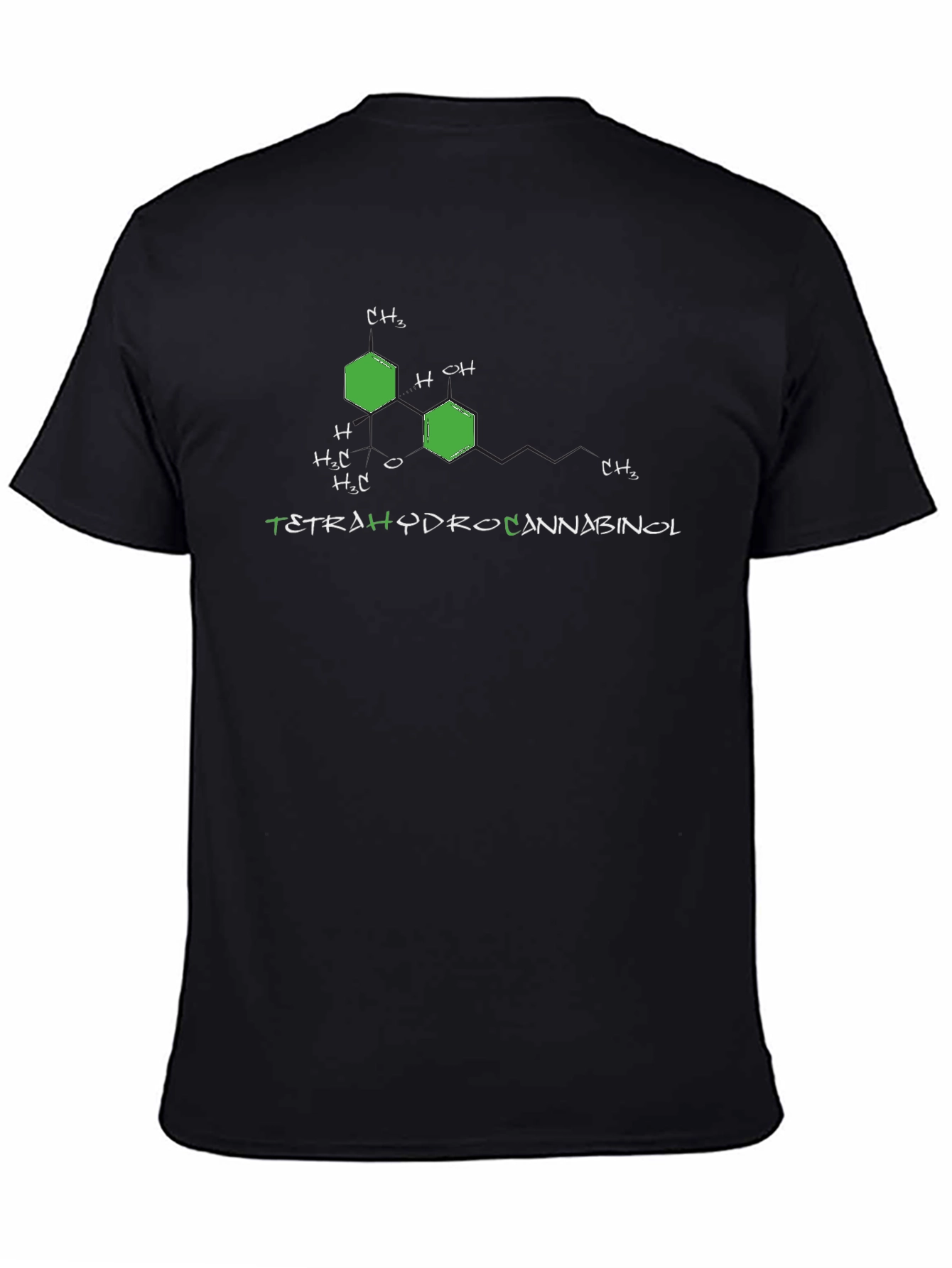 Tetrahydrocannabinol Molecule T-Shirt