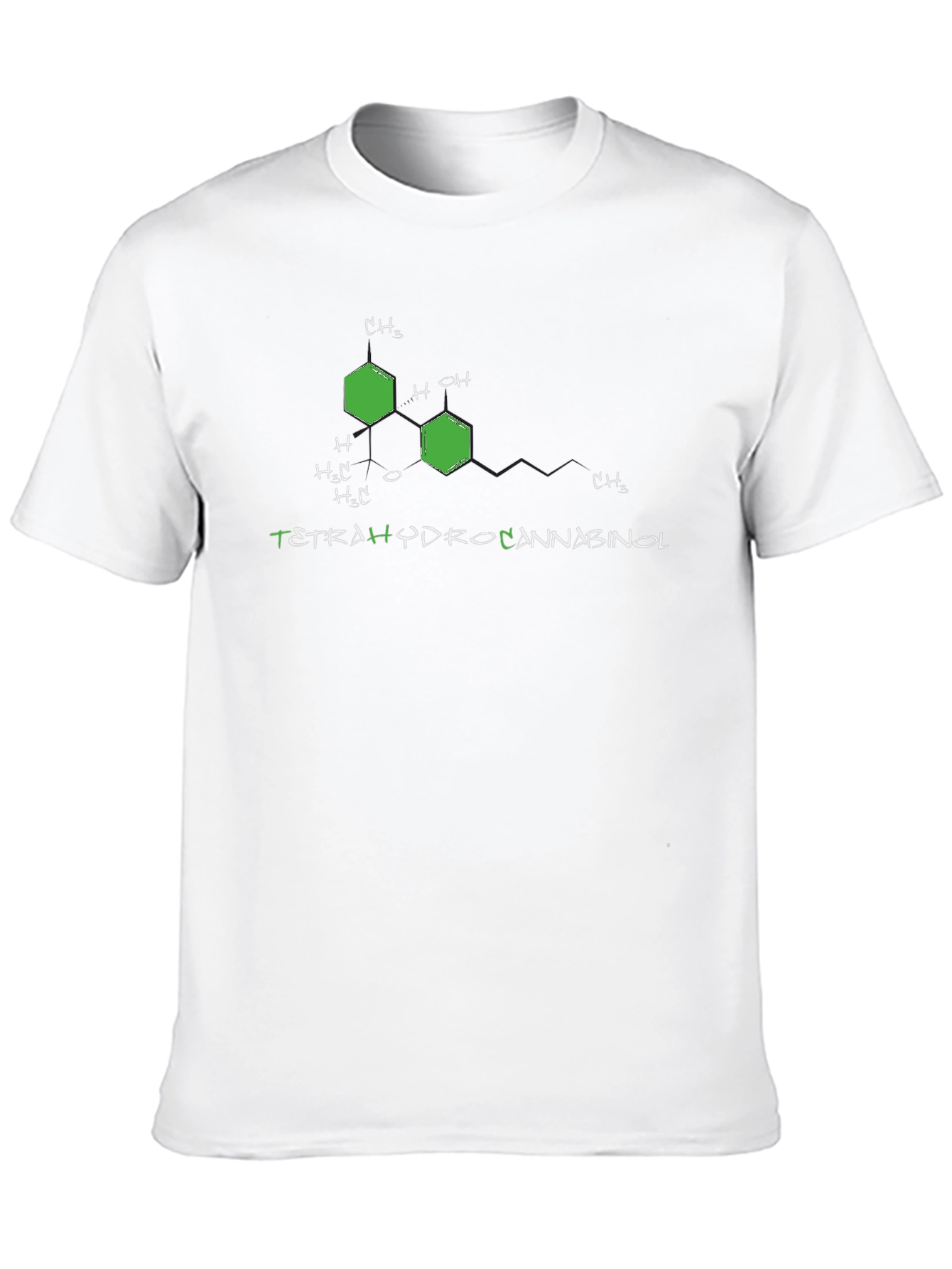 Tetrahydrocannabinol Molecule T-Shirt