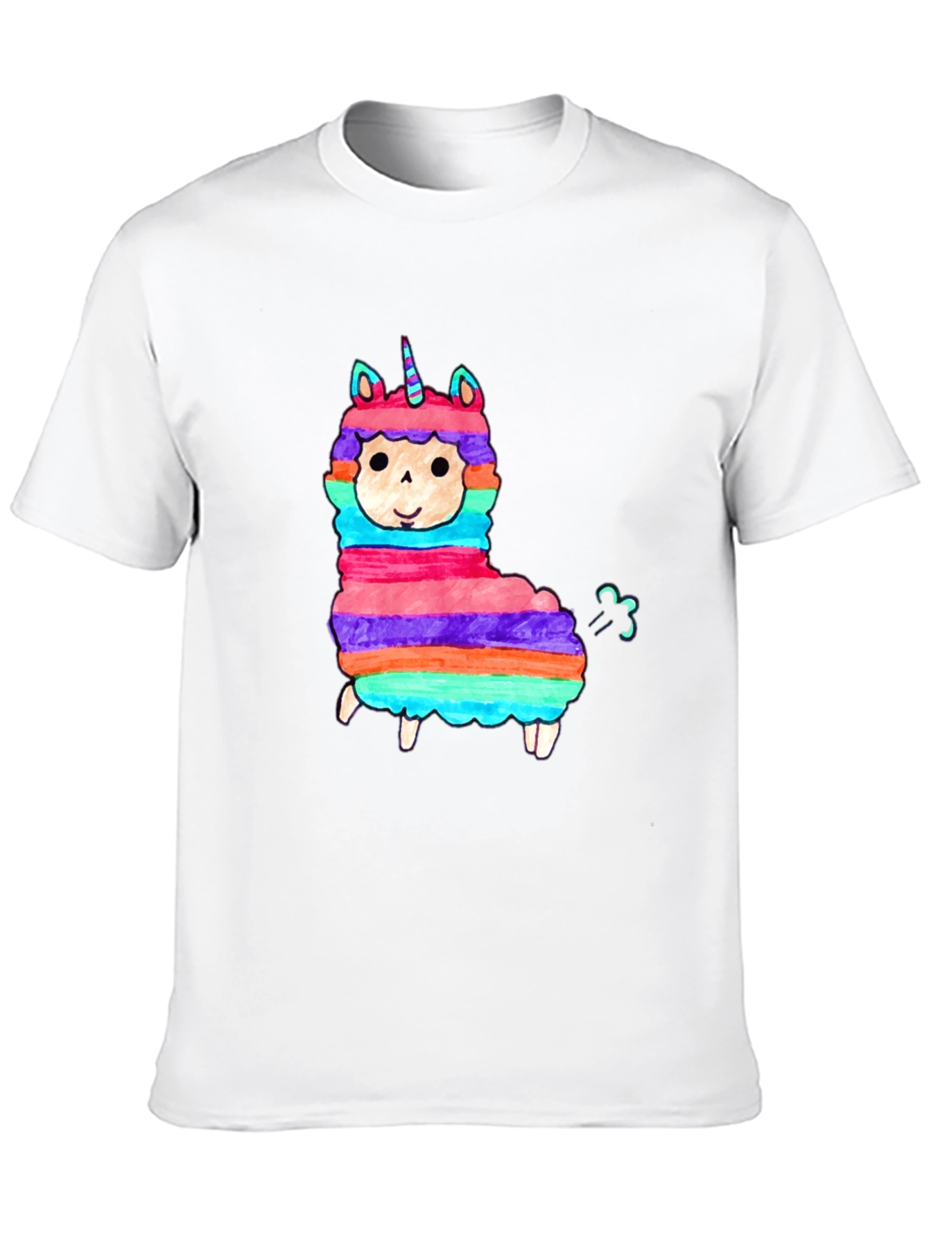 Llama Unicorn Funny T-Shirt