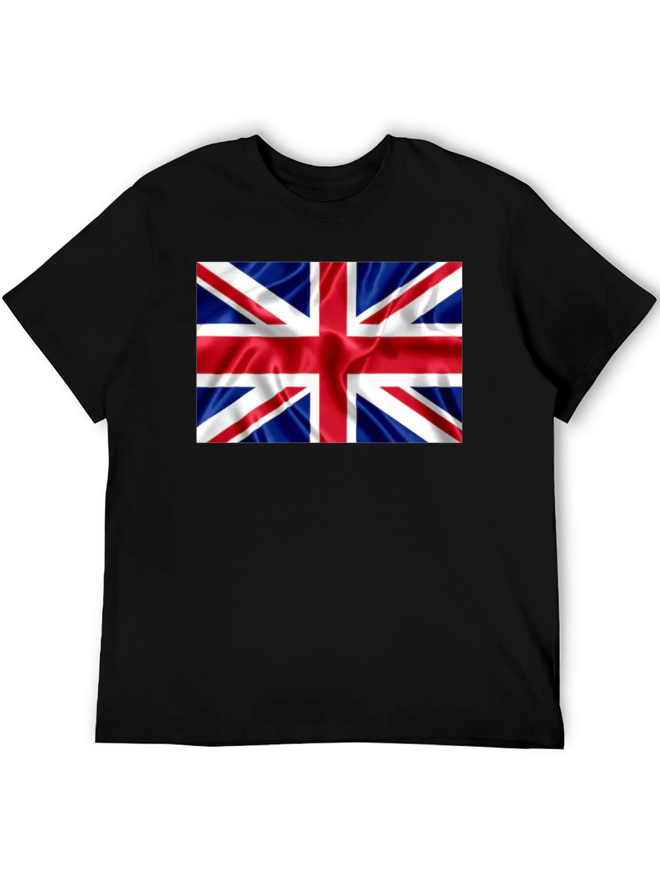 British Flag Graphic Black T-Shirt