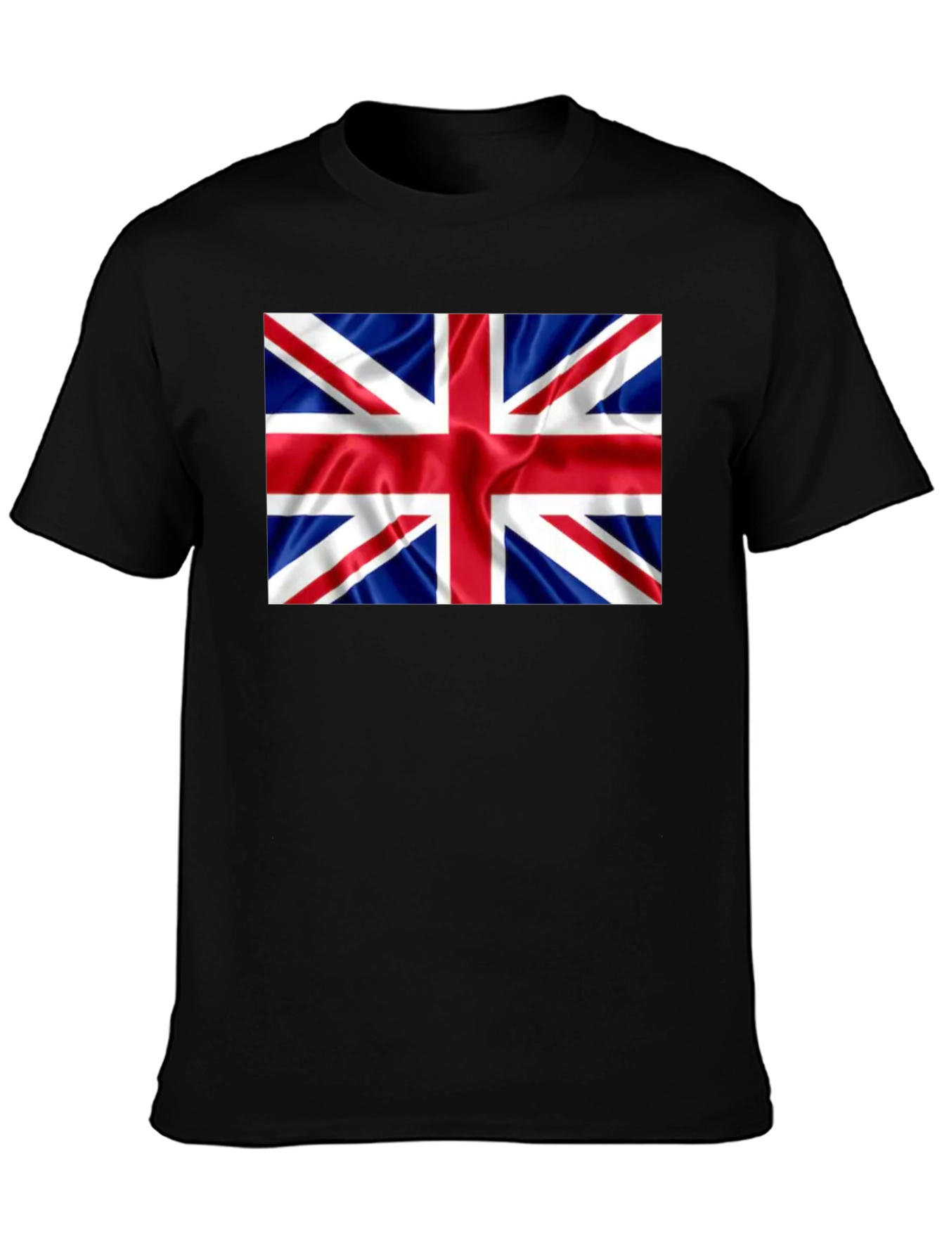 British Flag Graphic Black T-Shirt