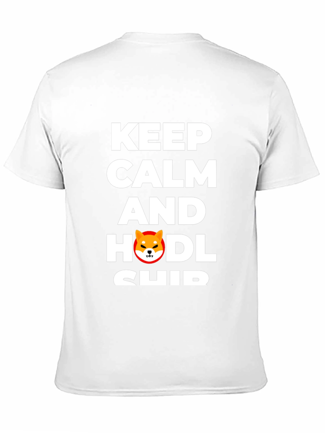 Keep Calm & HODL Shiba Inu Black T-Shirt