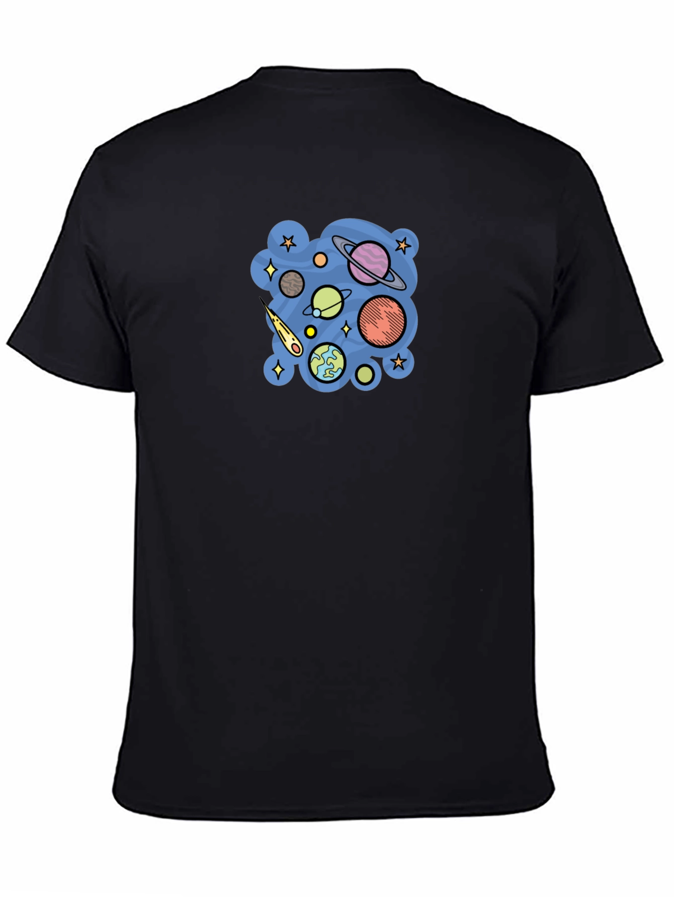 Galaxy Planets Graphic T-Shirt