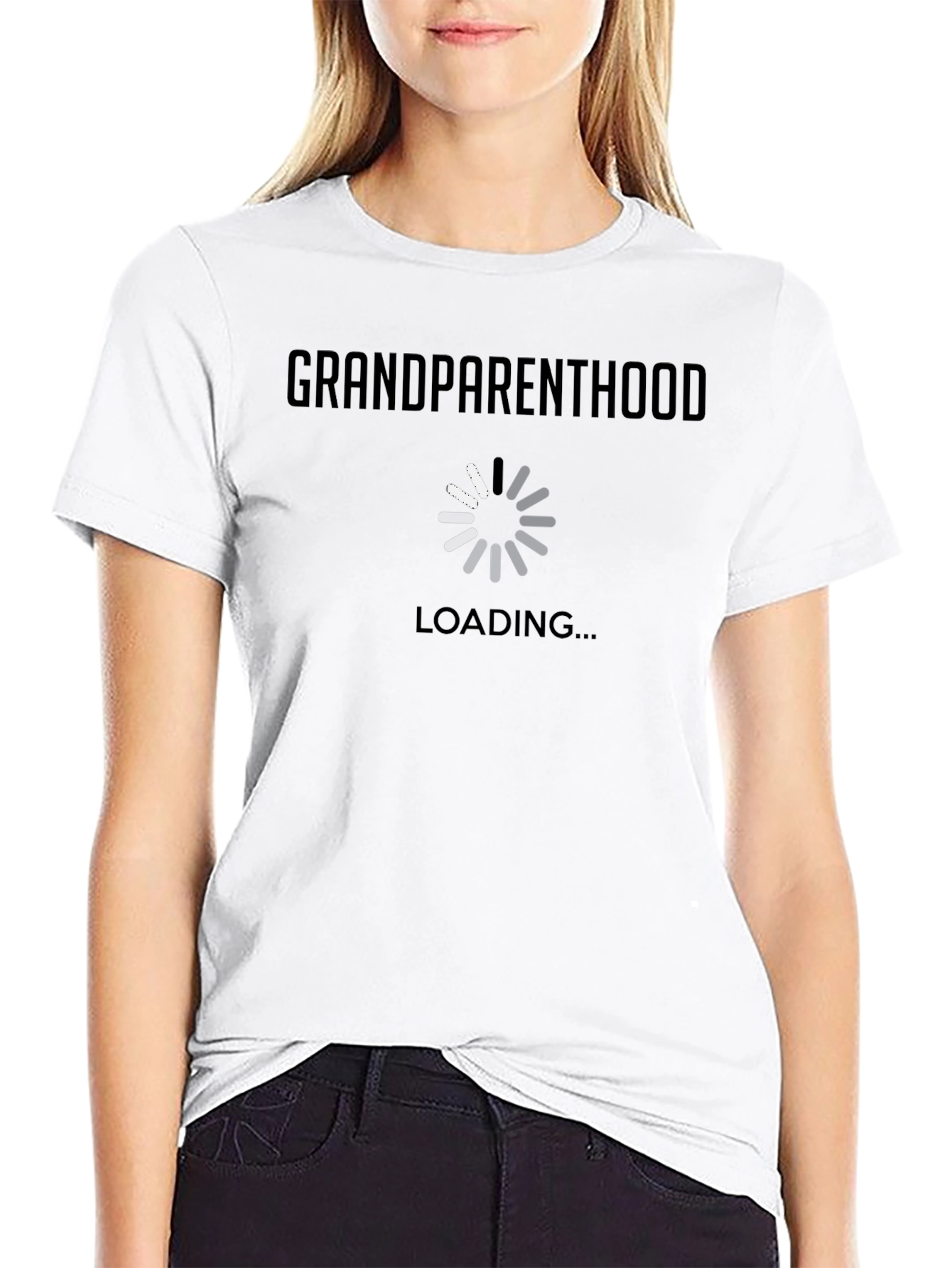 Grandparenthood Loading Funny T-Shirt
