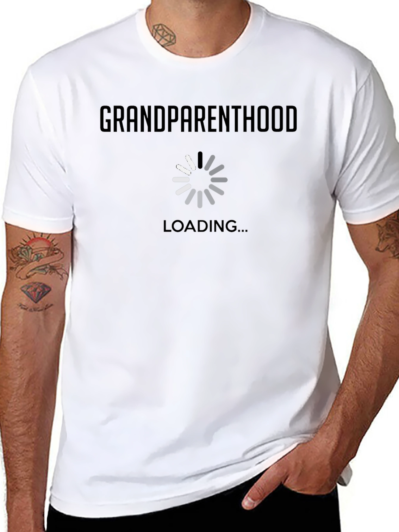 Grandparenthood Loading Funny T-Shirt