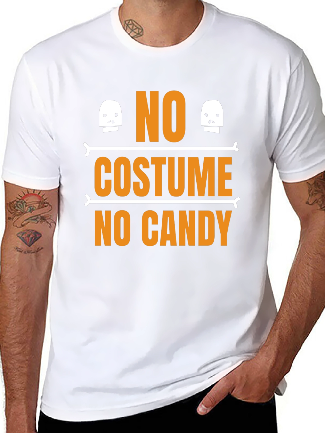 No Costume No Candy Halloween T-Shirt