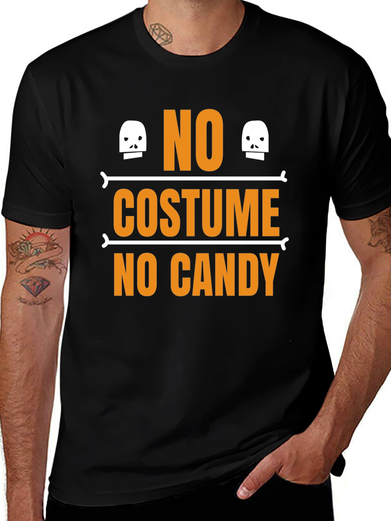 No Costume No Candy Halloween T-Shirt