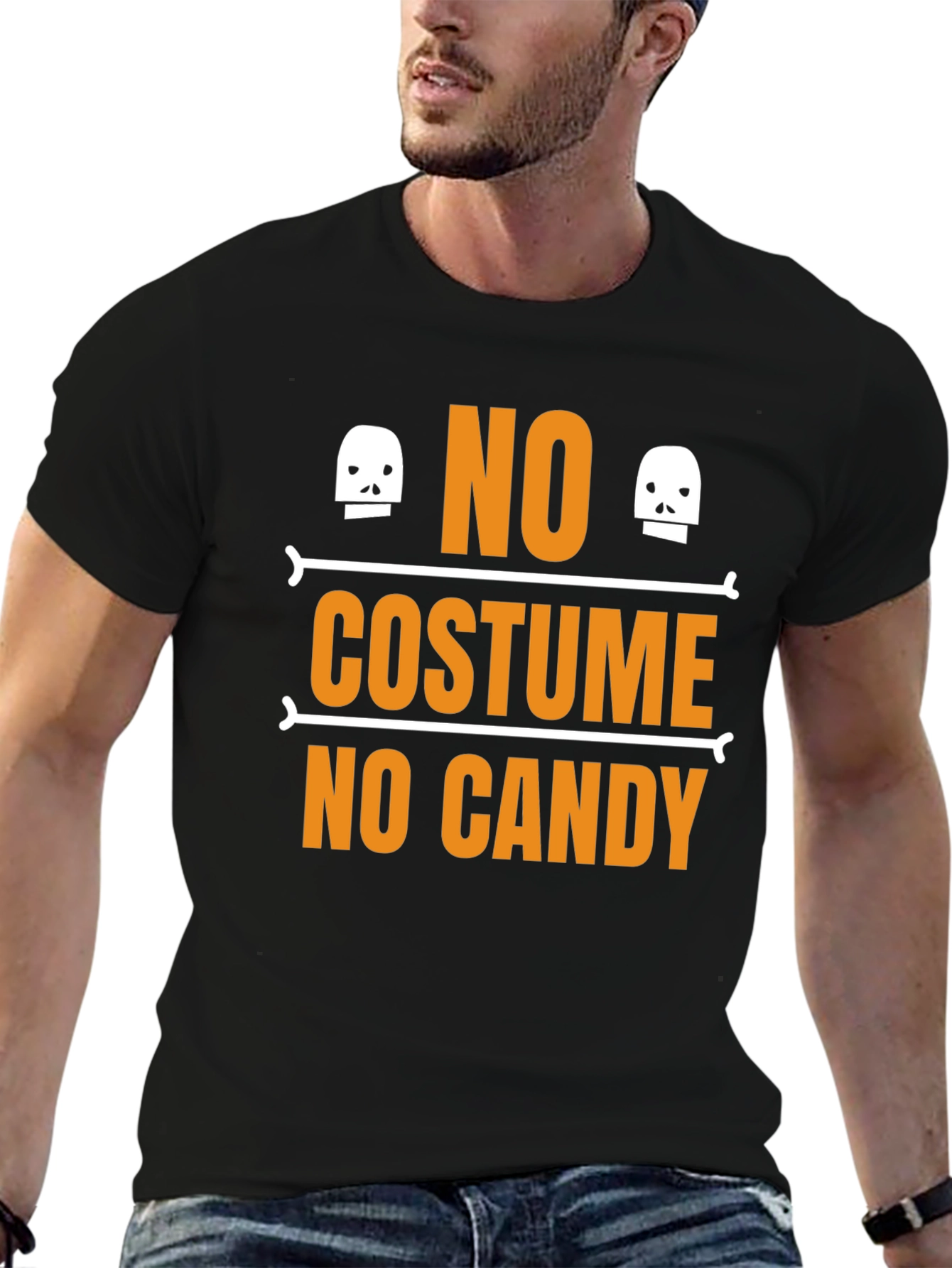 No Costume No Candy Halloween T-Shirt