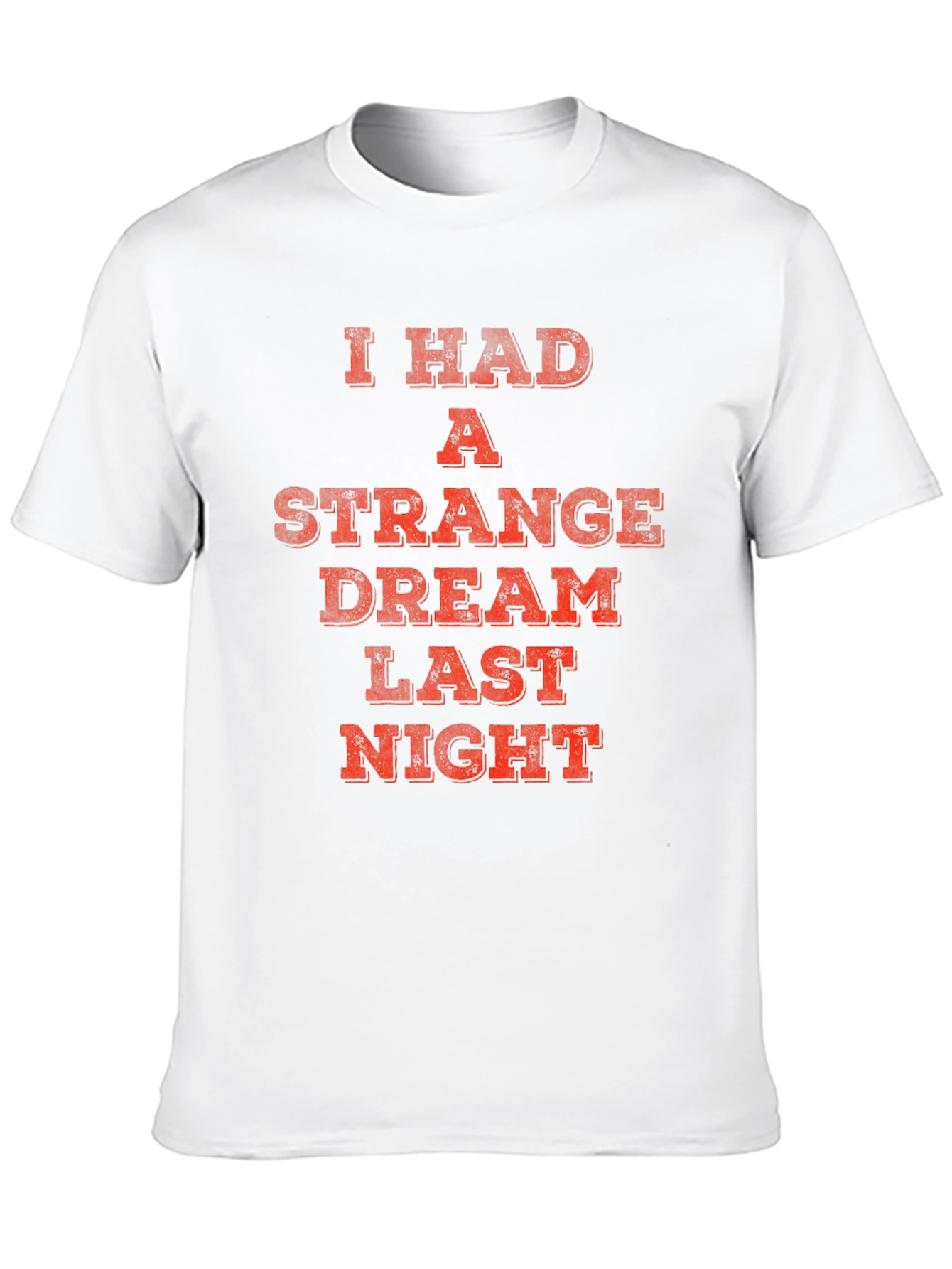 Strange Dream Tee - Black Novelty Graphic T-Shirt