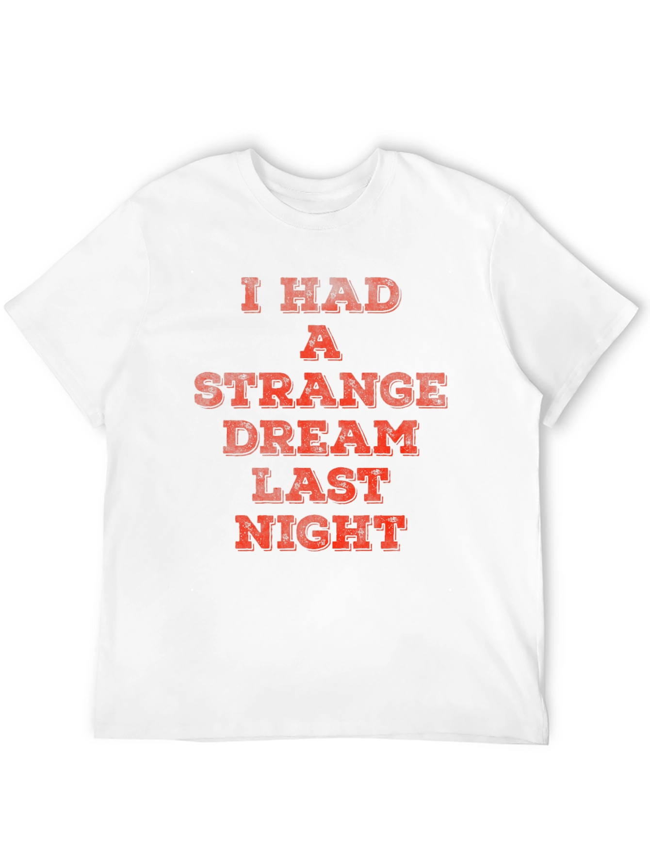 Strange Dream Tee - Black Novelty Graphic T-Shirt