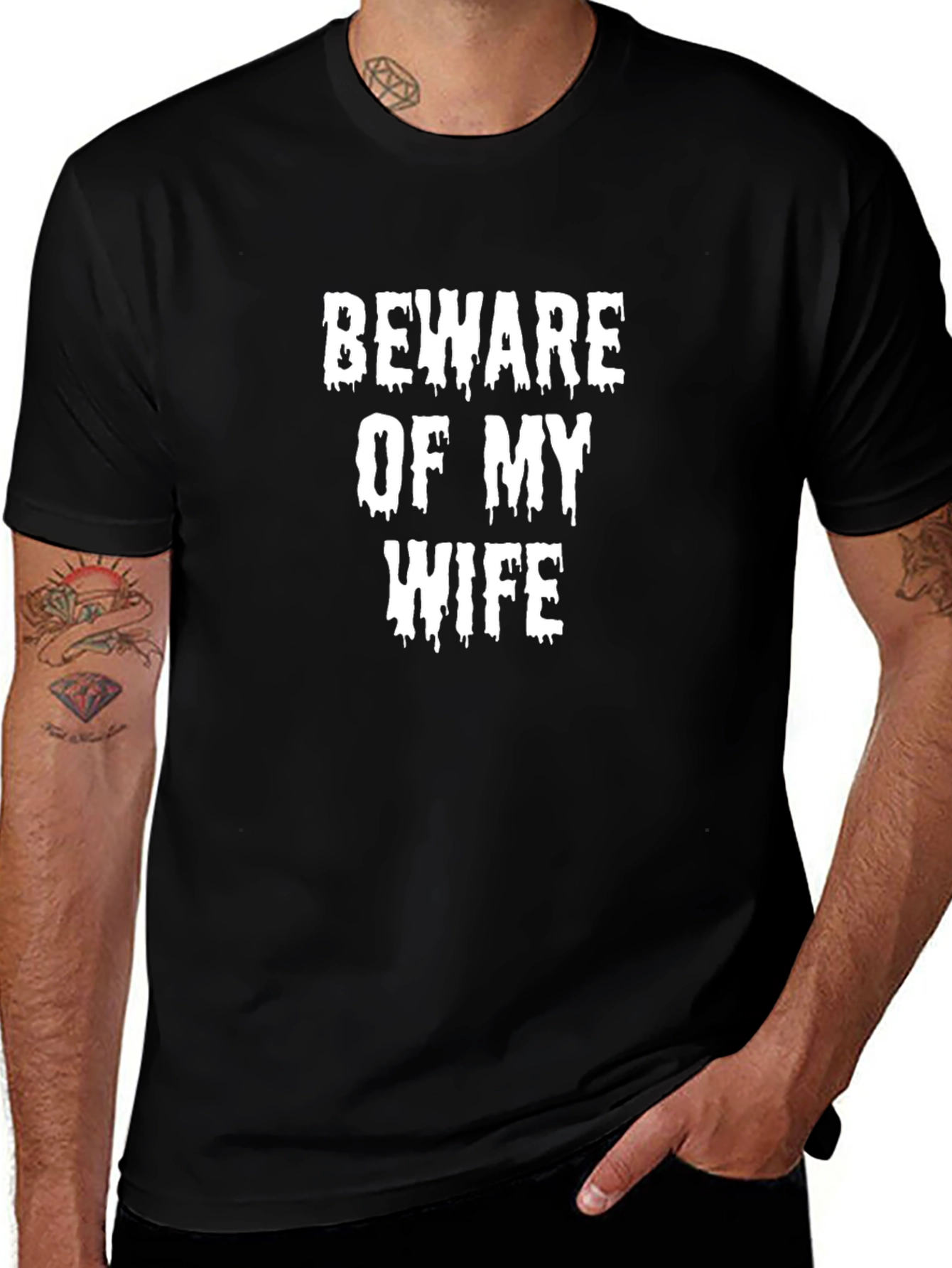 Beware of My Wife Graphic T-Shirt