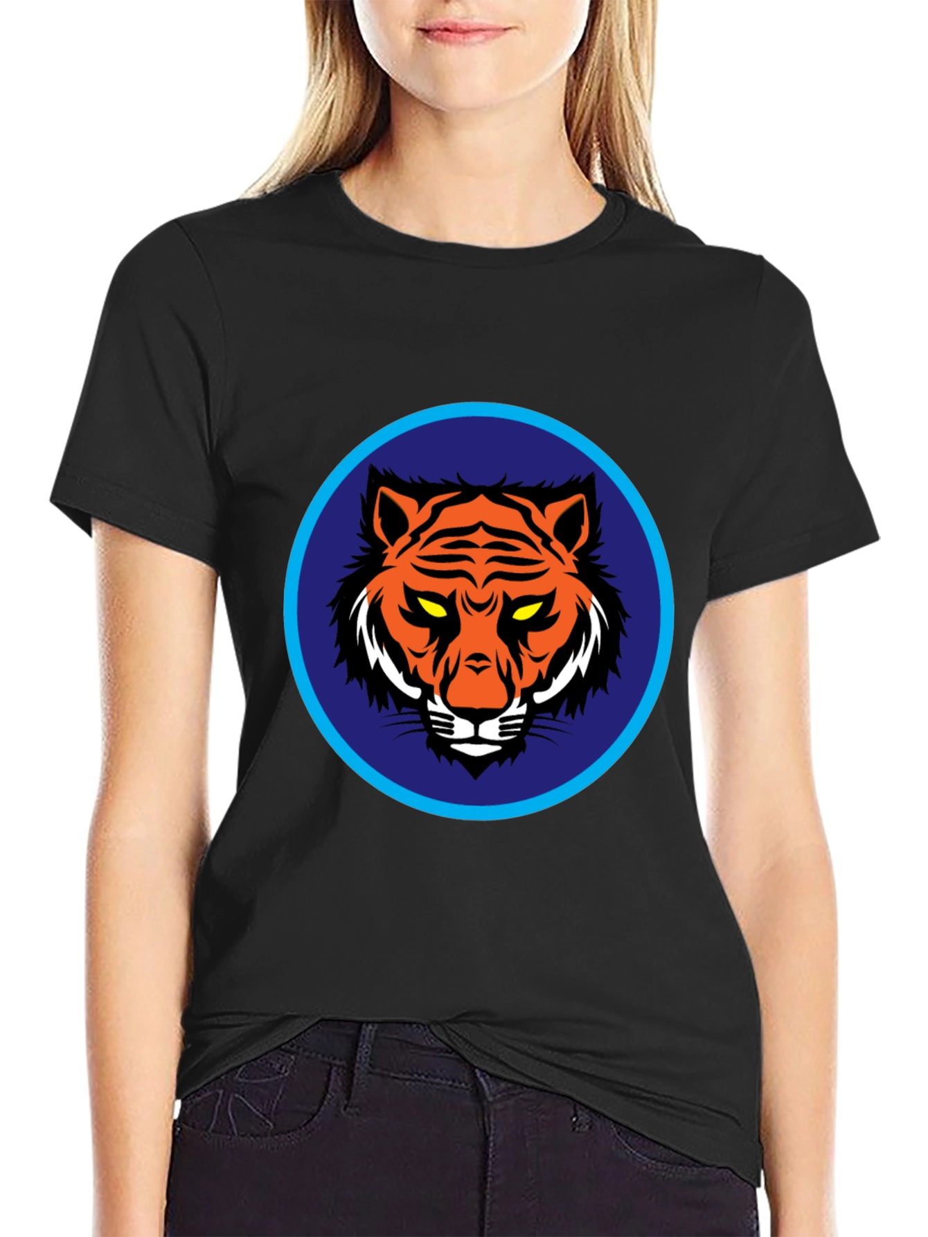 Black Tiger Graphic Tee - Fierce Style