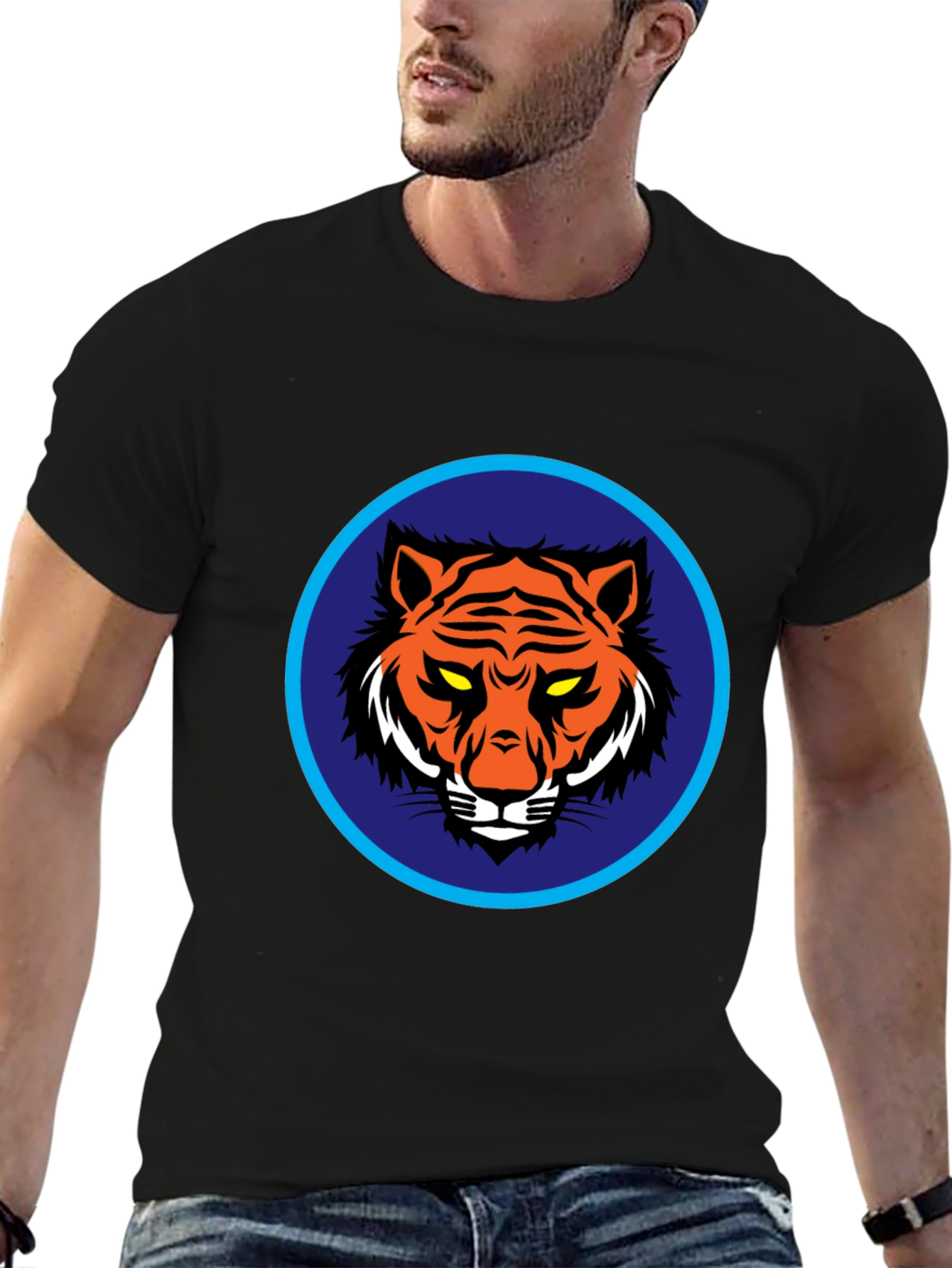 Black Tiger Graphic Tee - Fierce Style