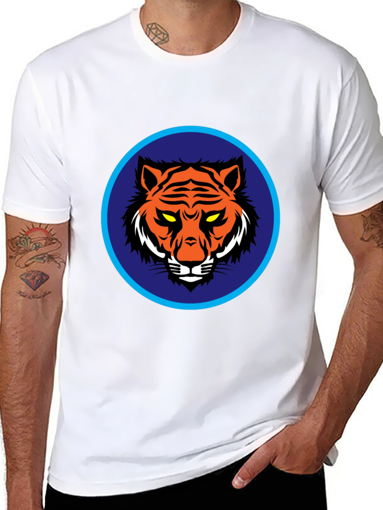 Black Tiger Graphic Tee - Fierce Style