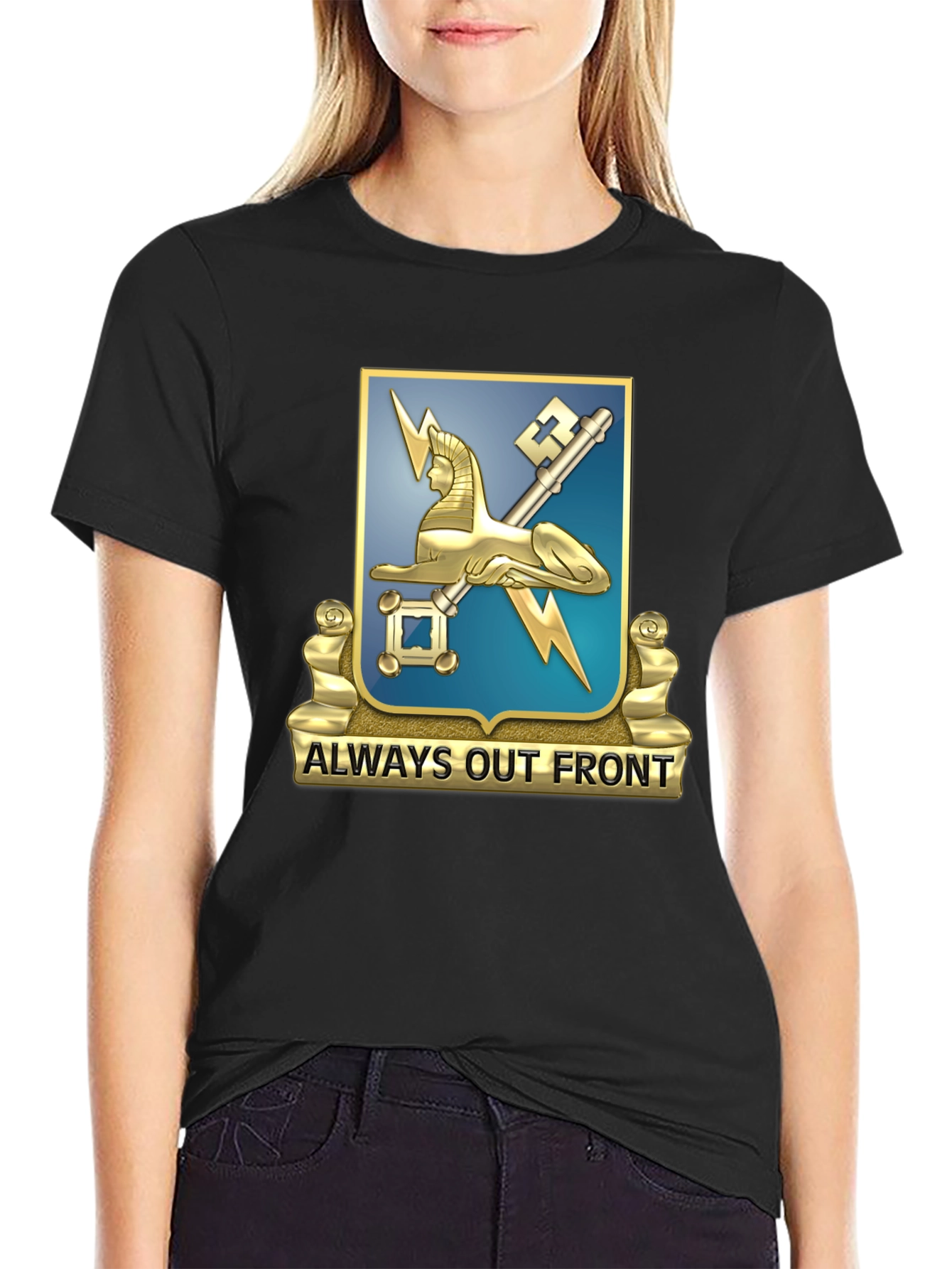 Always Out Front Black T-Shirt
