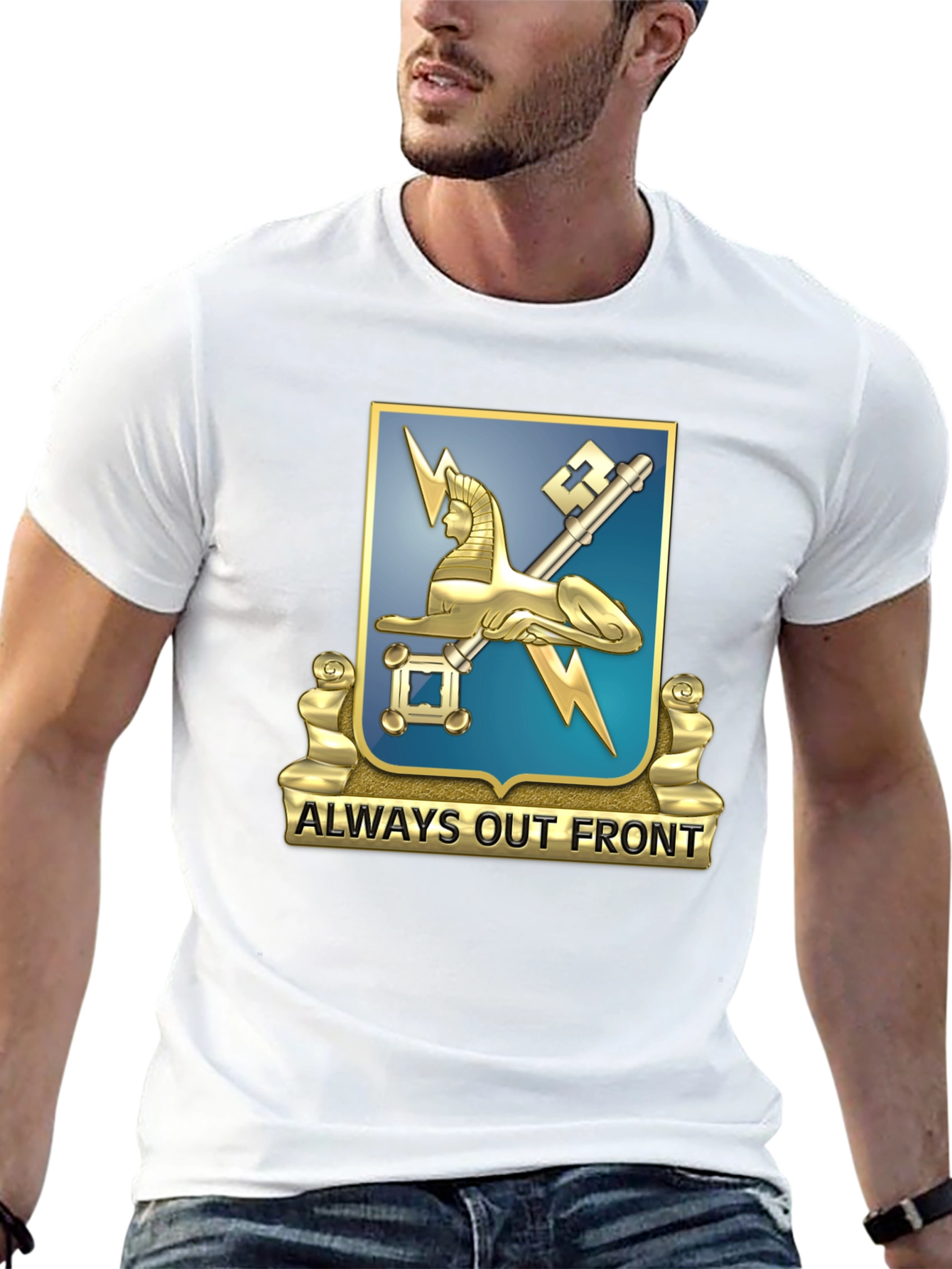 Always Out Front Black T-Shirt