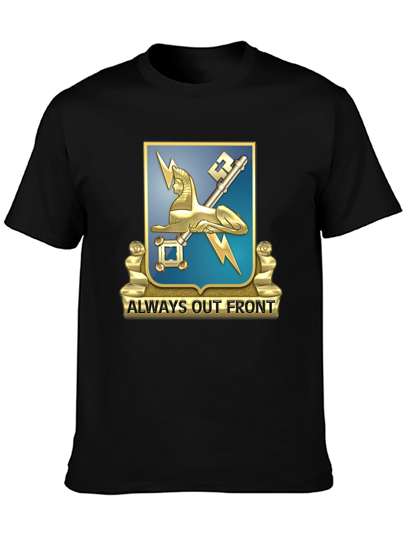 Always Out Front Black T-Shirt