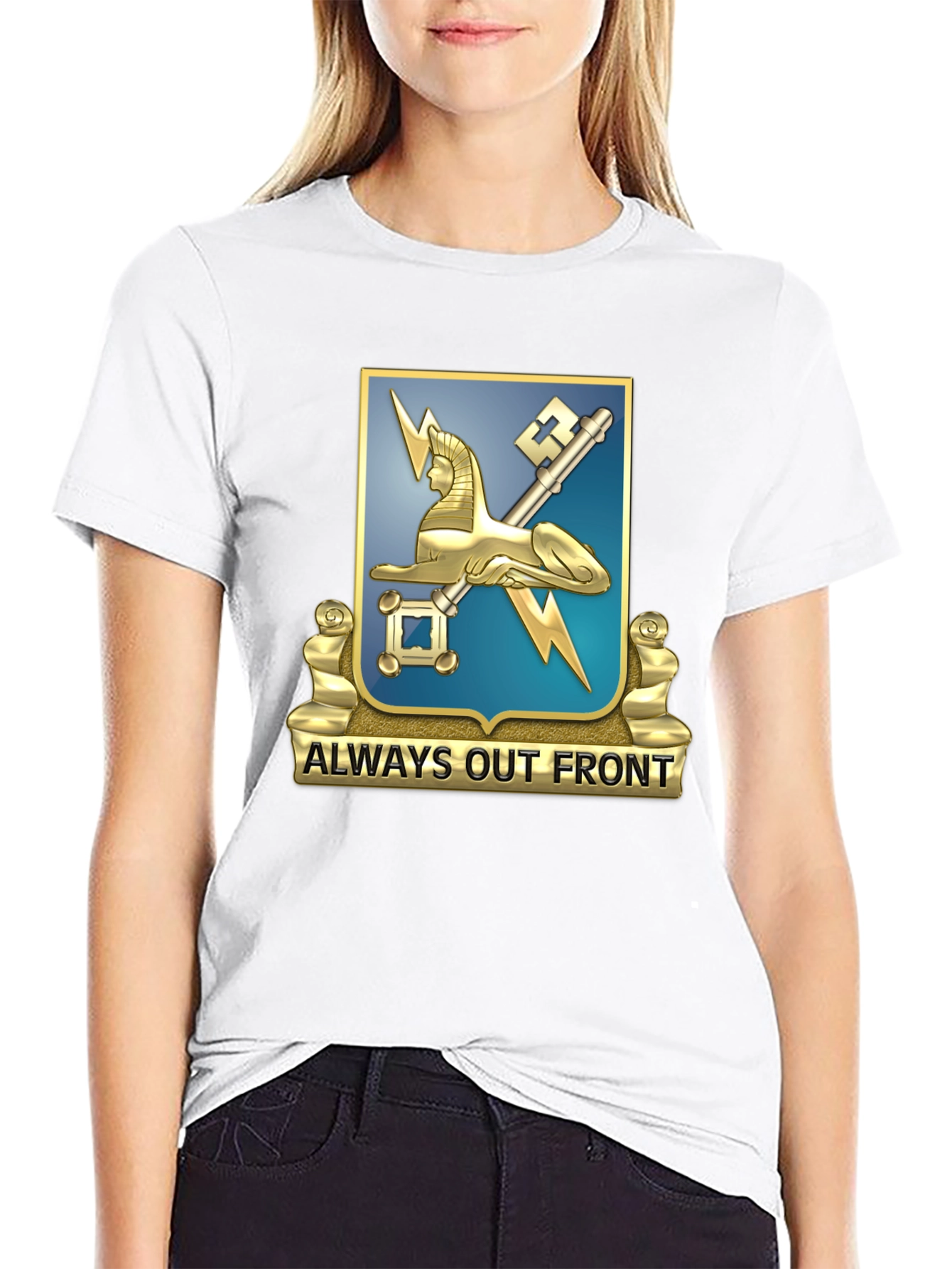 Always Out Front Black T-Shirt