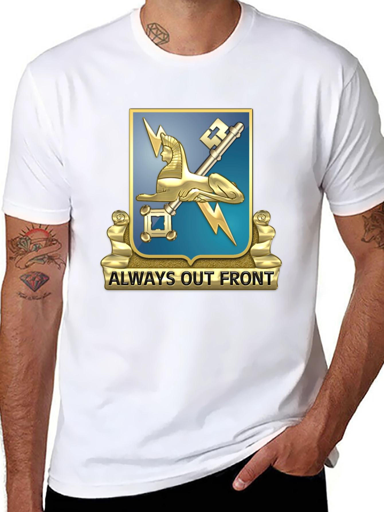 Always Out Front Black T-Shirt
