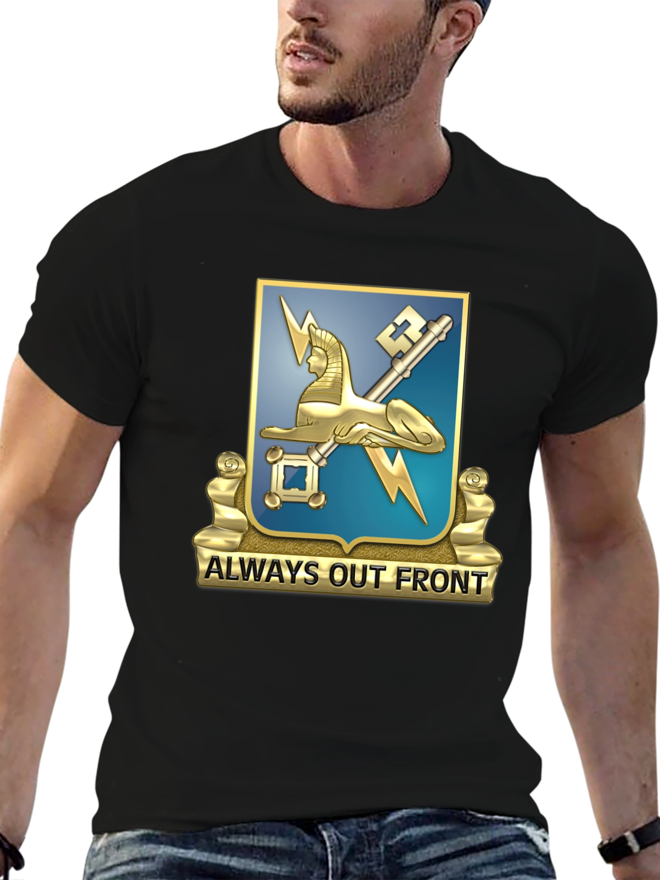 Always Out Front Black T-Shirt