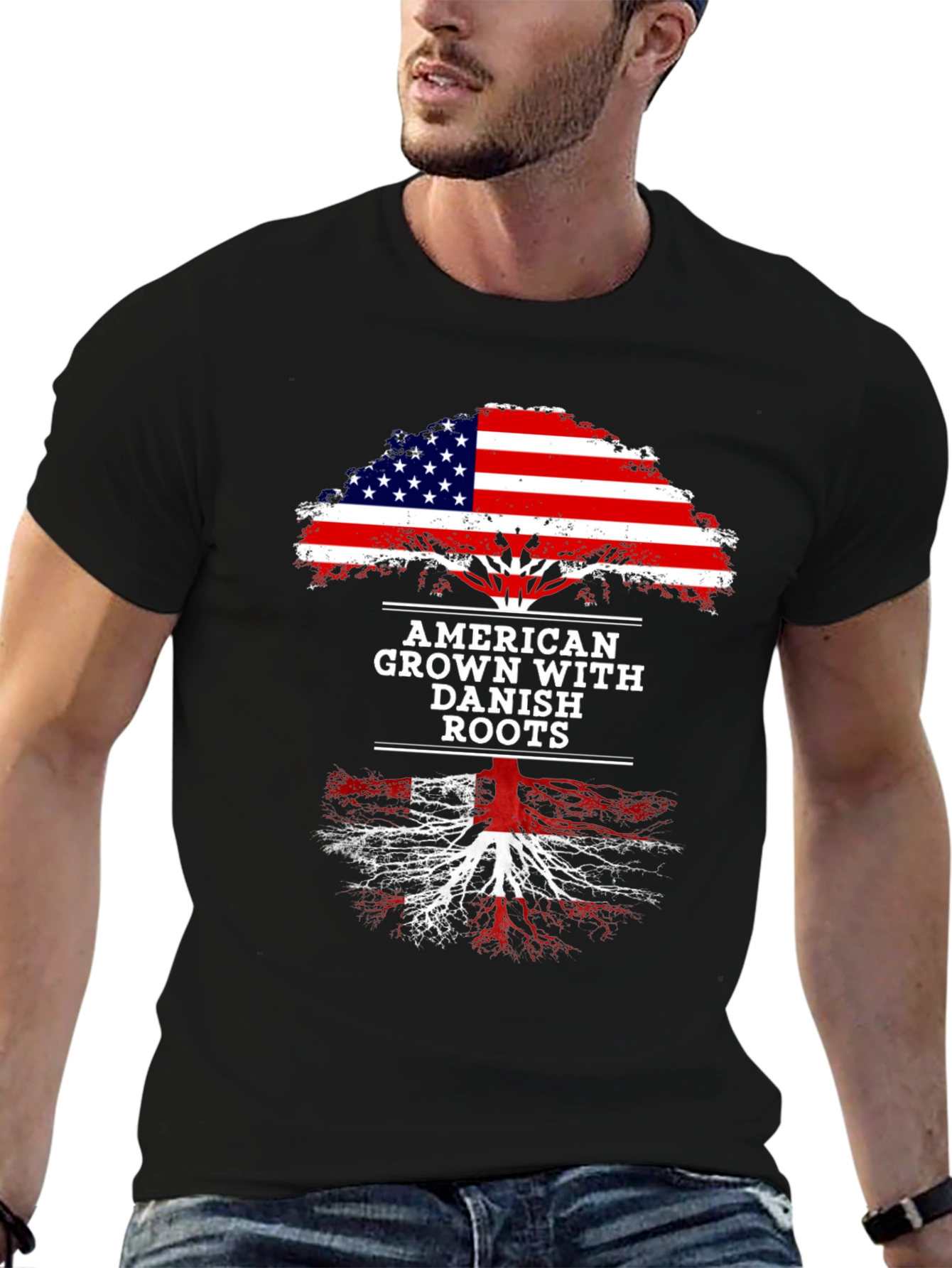 American Grown with Danish Roots T-Shirt