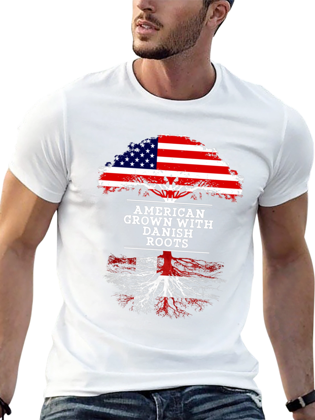 American Grown with Danish Roots T-Shirt