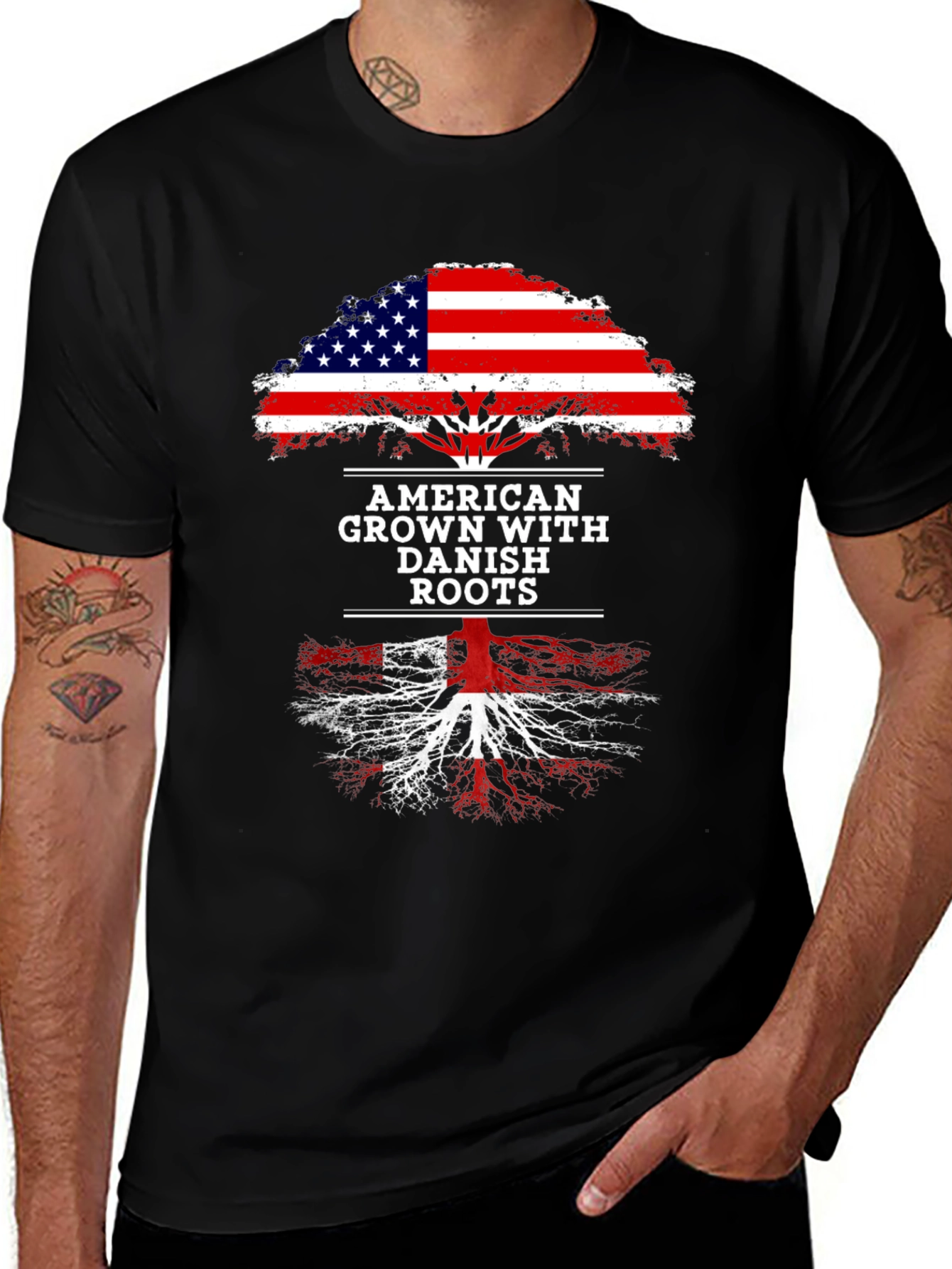 American Grown with Danish Roots T-Shirt