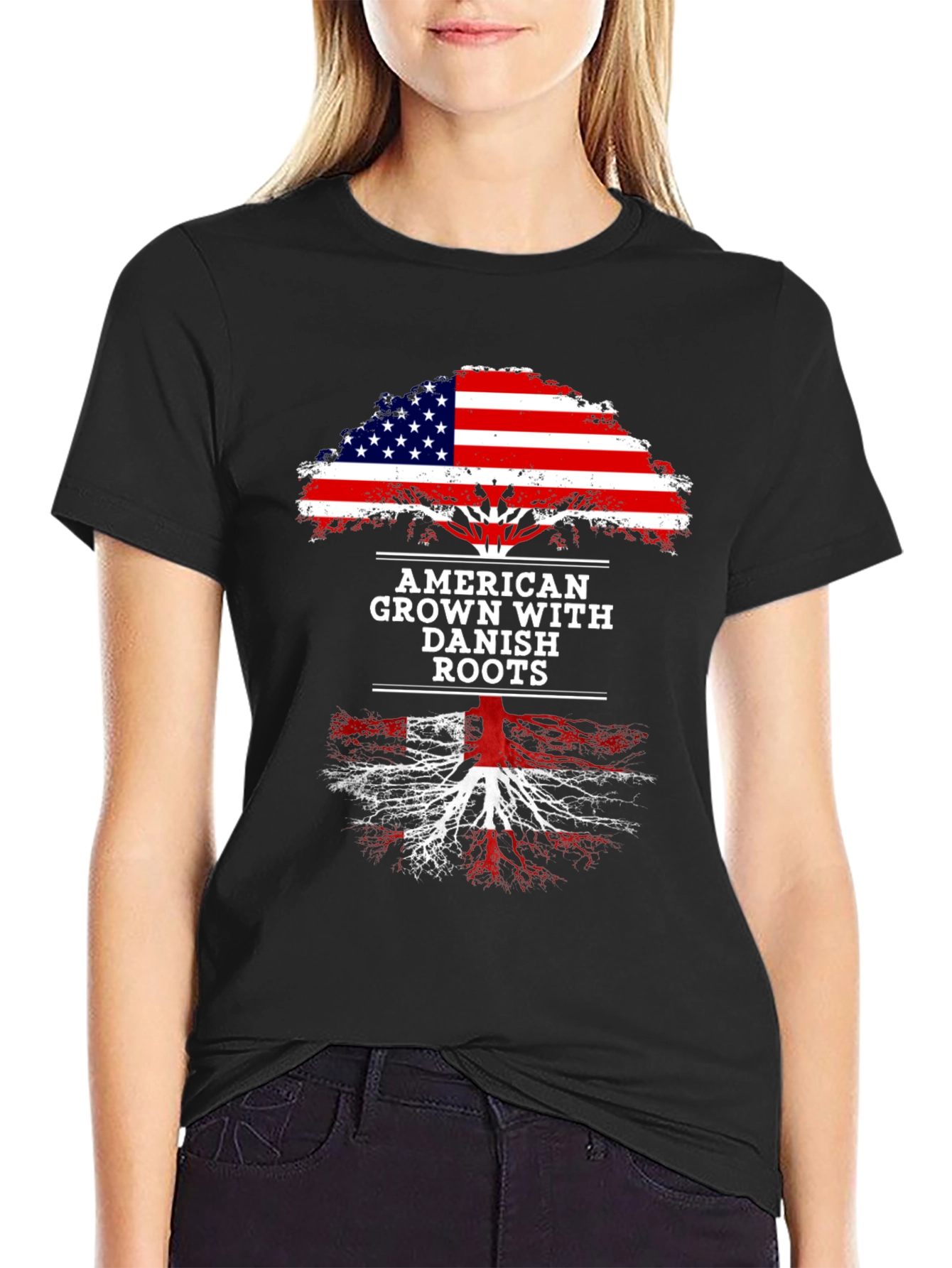 American Grown with Danish Roots T-Shirt