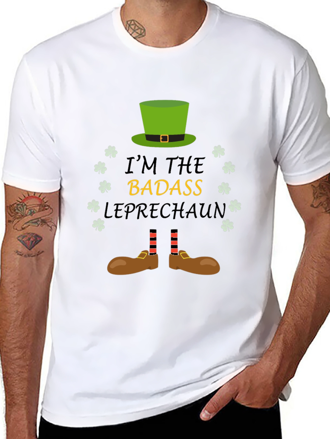 Badass Leprechaun Graphic Tee - St. Patricks Day