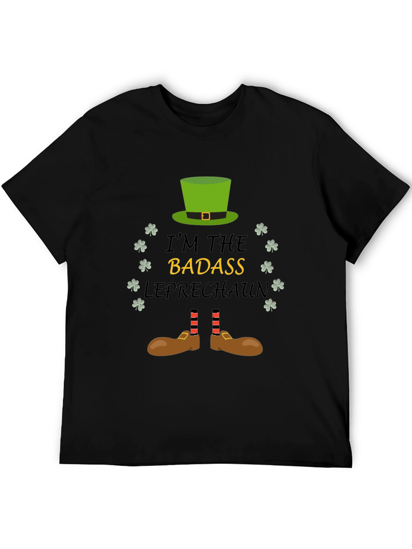 Badass Leprechaun Graphic Tee - St. Patricks Day