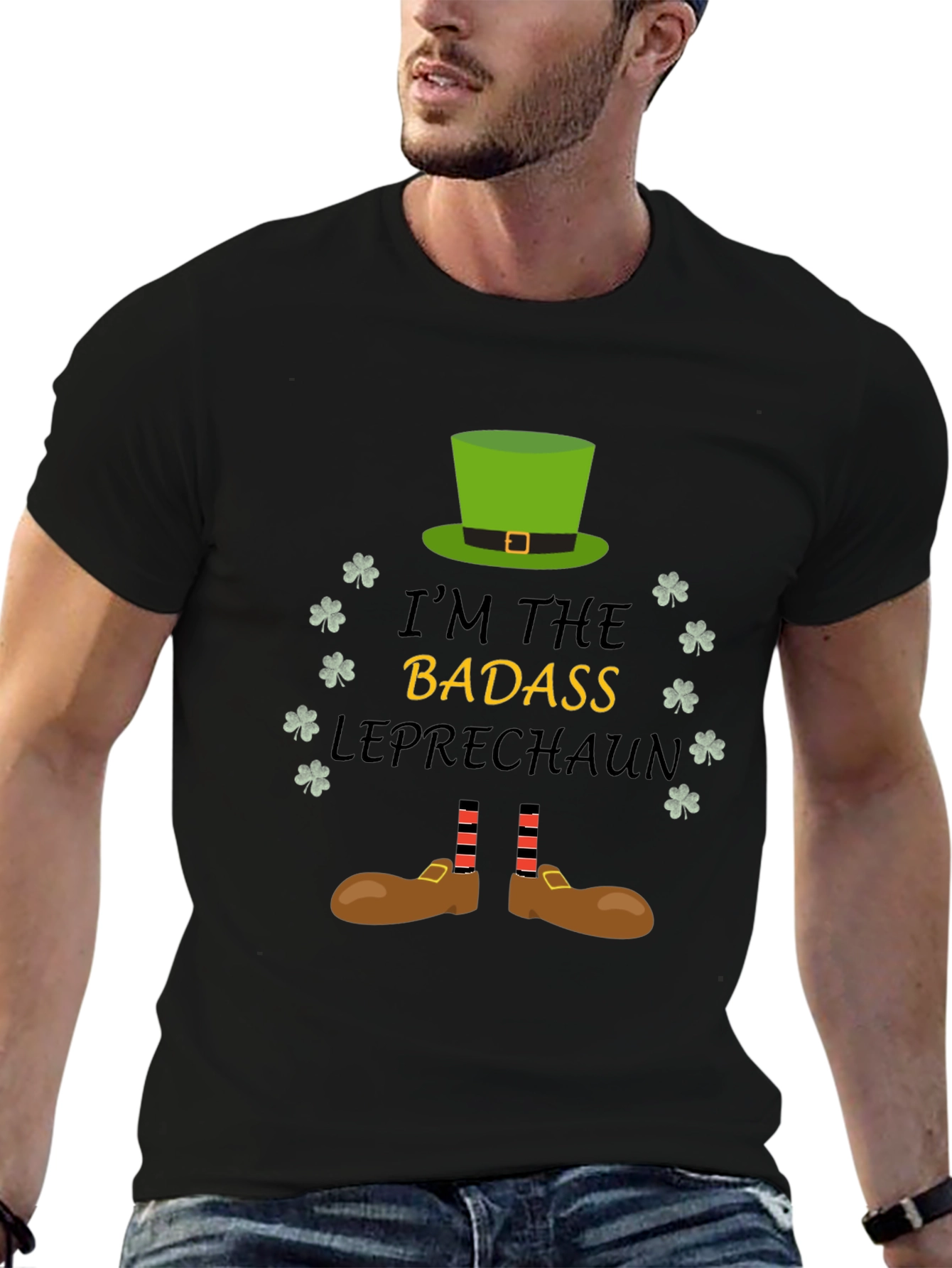 Badass Leprechaun Graphic Tee - St. Patricks Day