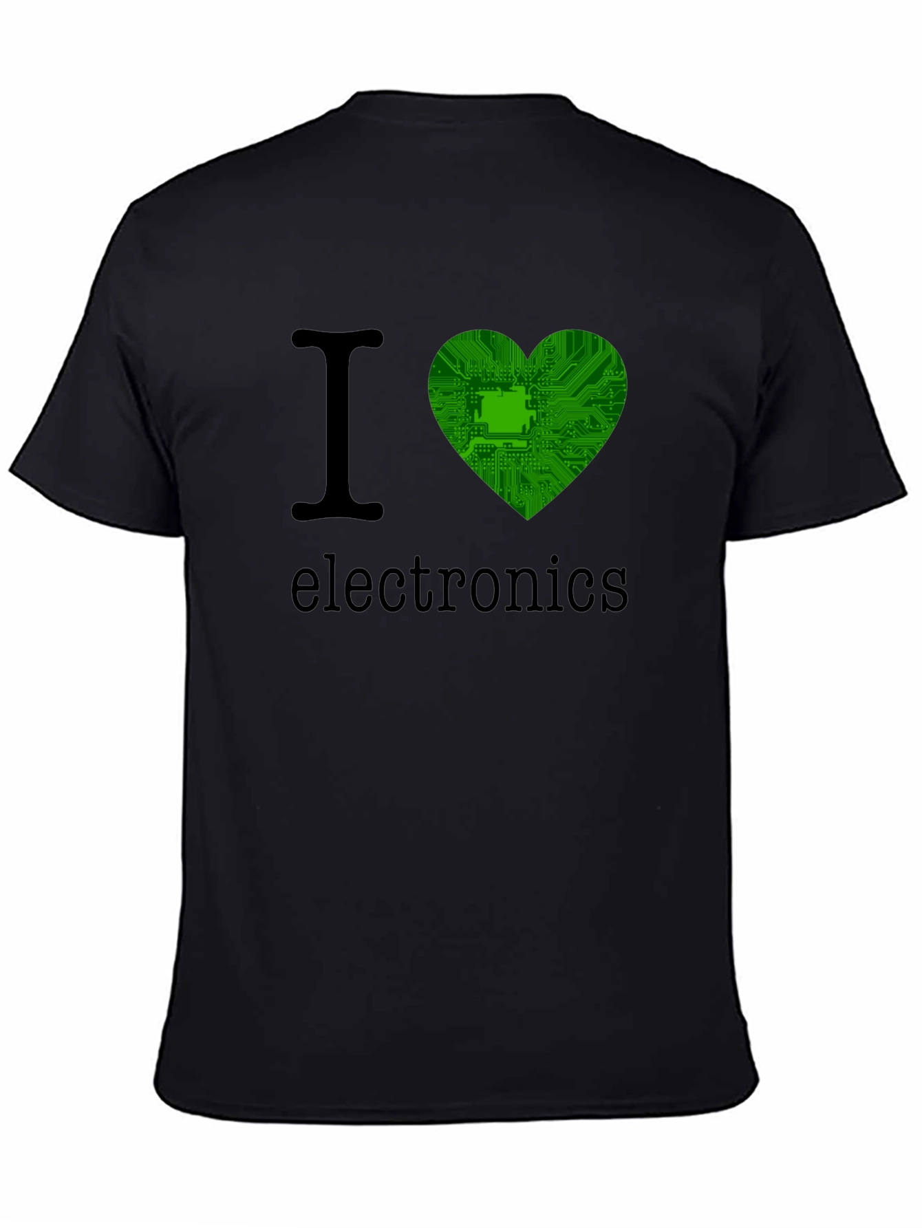 I Heart Electronics T-Shirt - Circuit Board Design