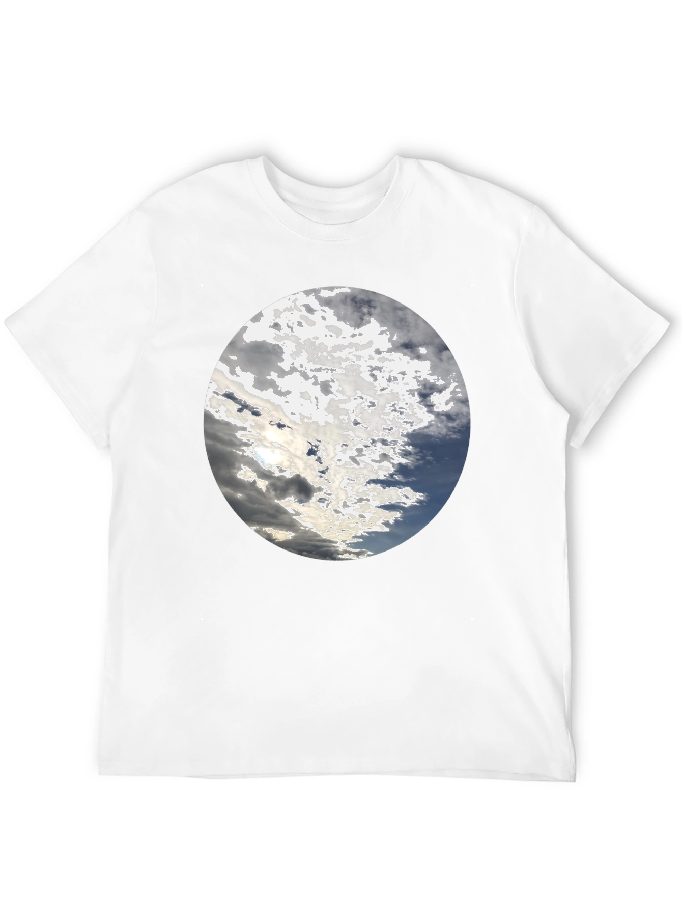Cloudscape Graphic Black T-Shirt