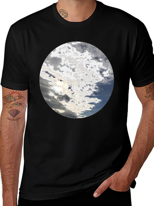 Cloudscape Graphic Black T-Shirt