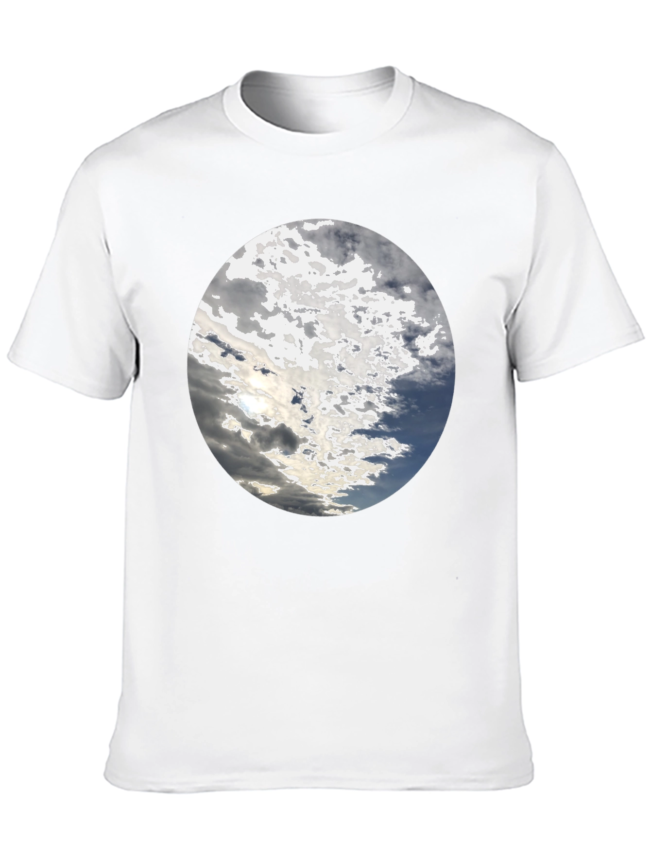 Cloudscape Graphic Black T-Shirt