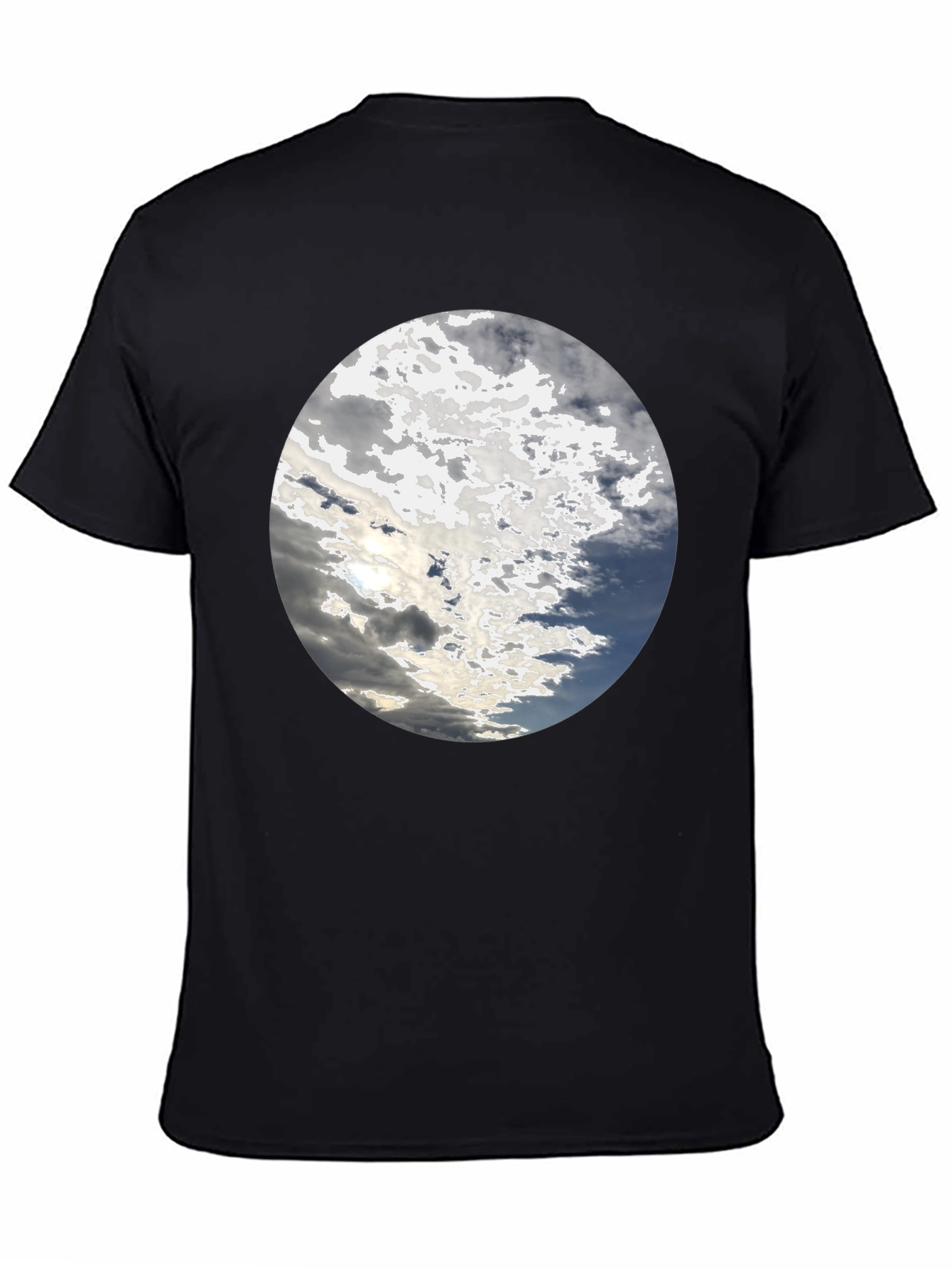 Cloudscape Graphic Black T-Shirt