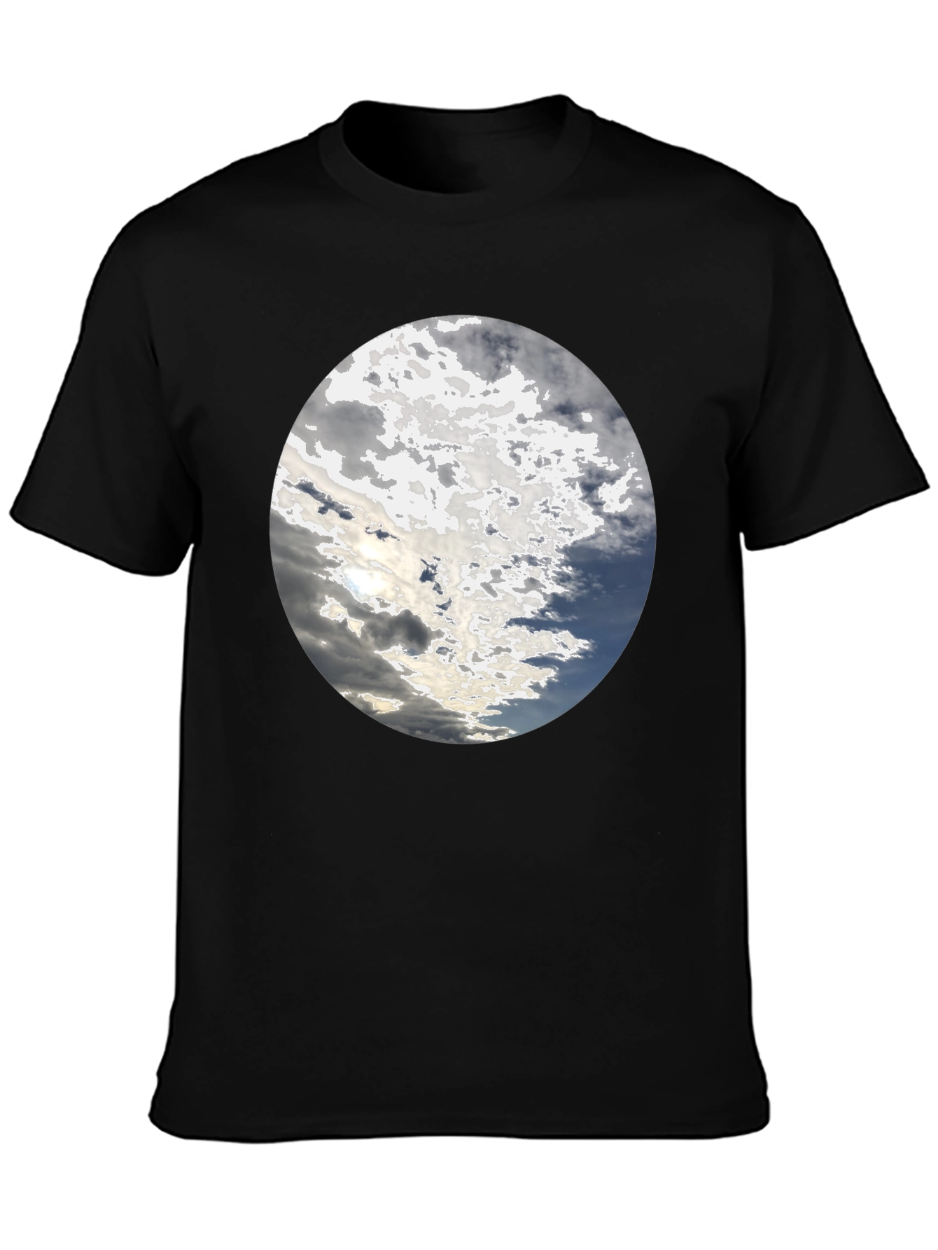 Cloudscape Graphic Black T-Shirt
