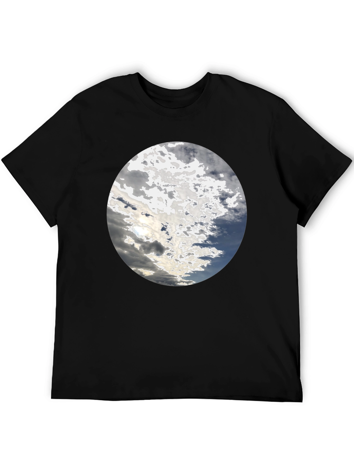 Cloudscape Graphic Black T-Shirt
