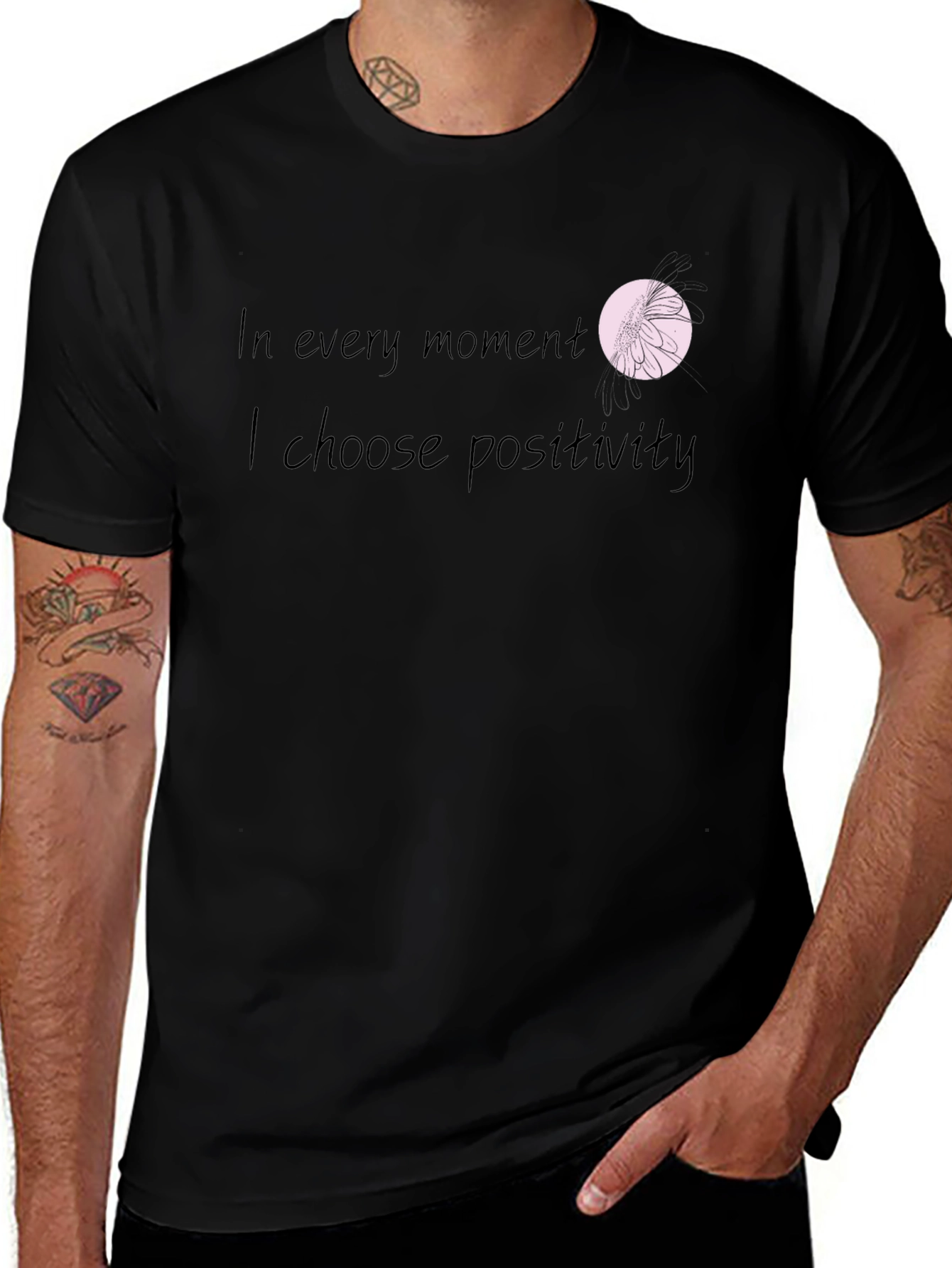 Positive Mindset Black T-Shirt