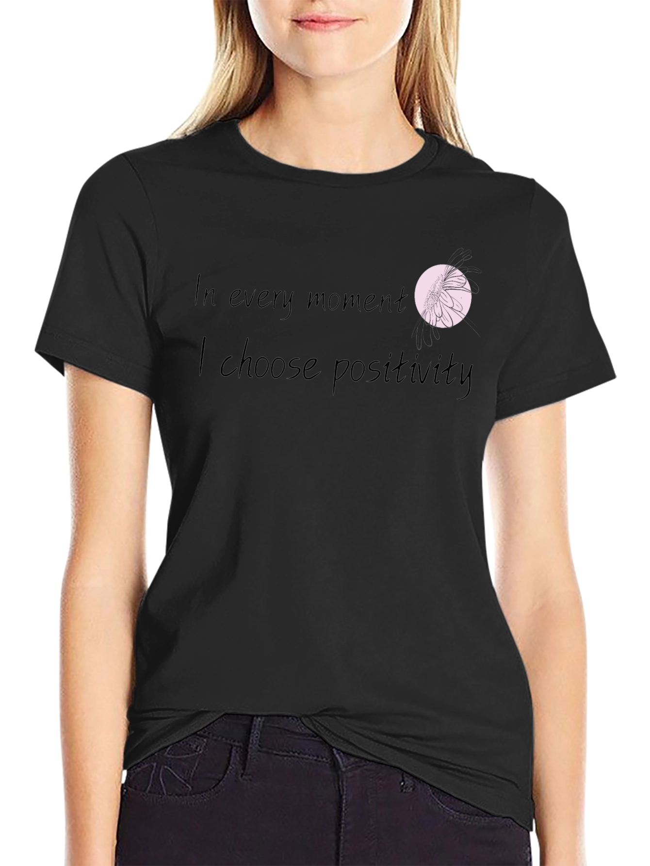 Positive Mindset Black T-Shirt