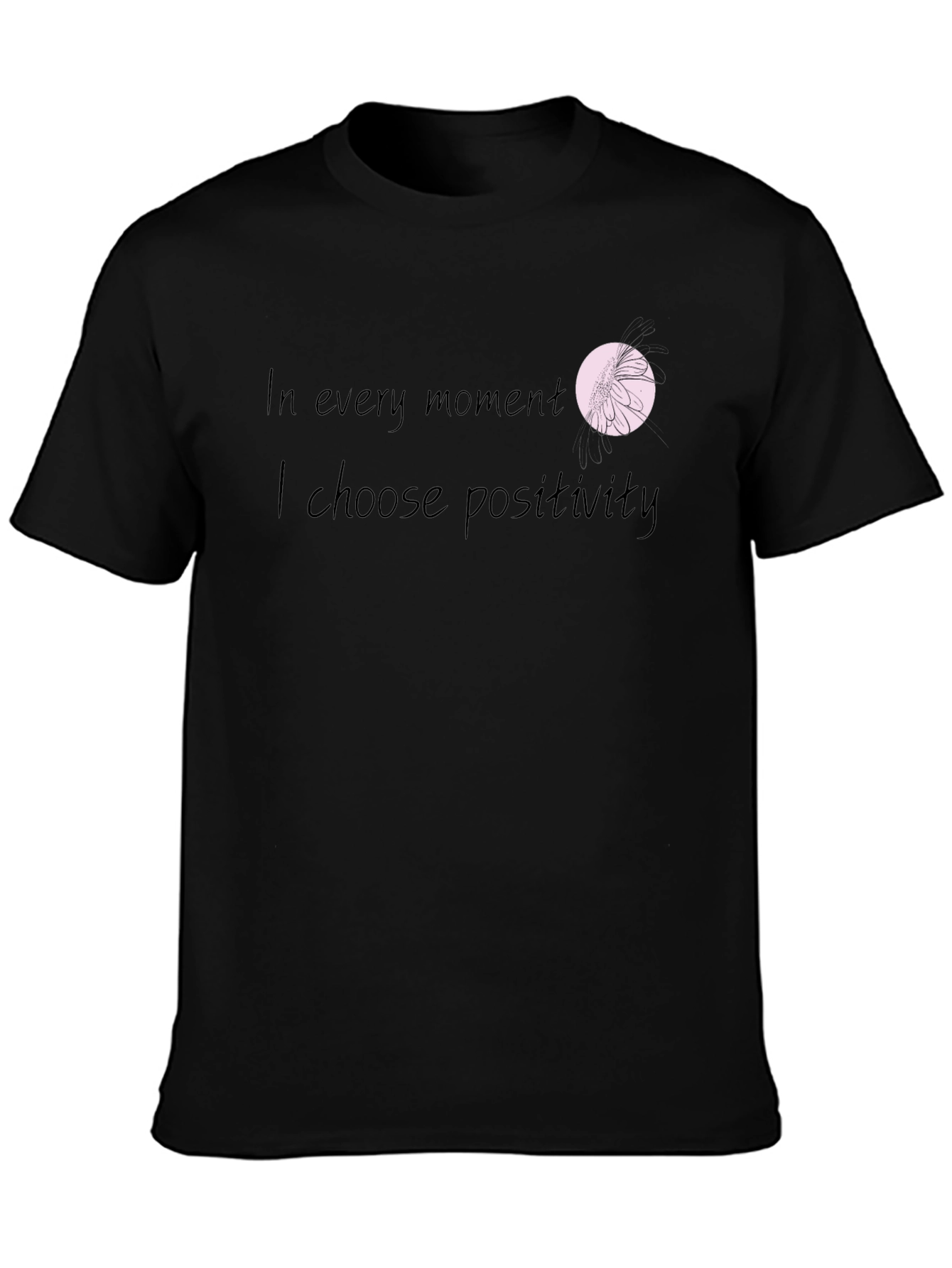 Positive Mindset Black T-Shirt