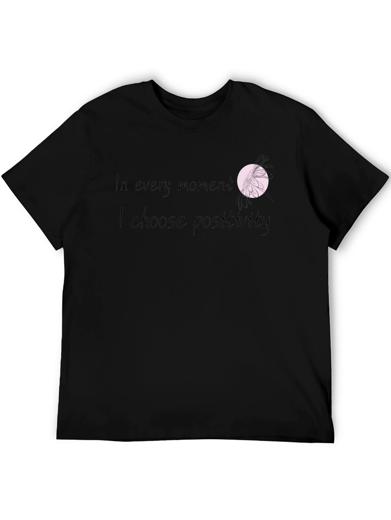 Positive Mindset Black T-Shirt